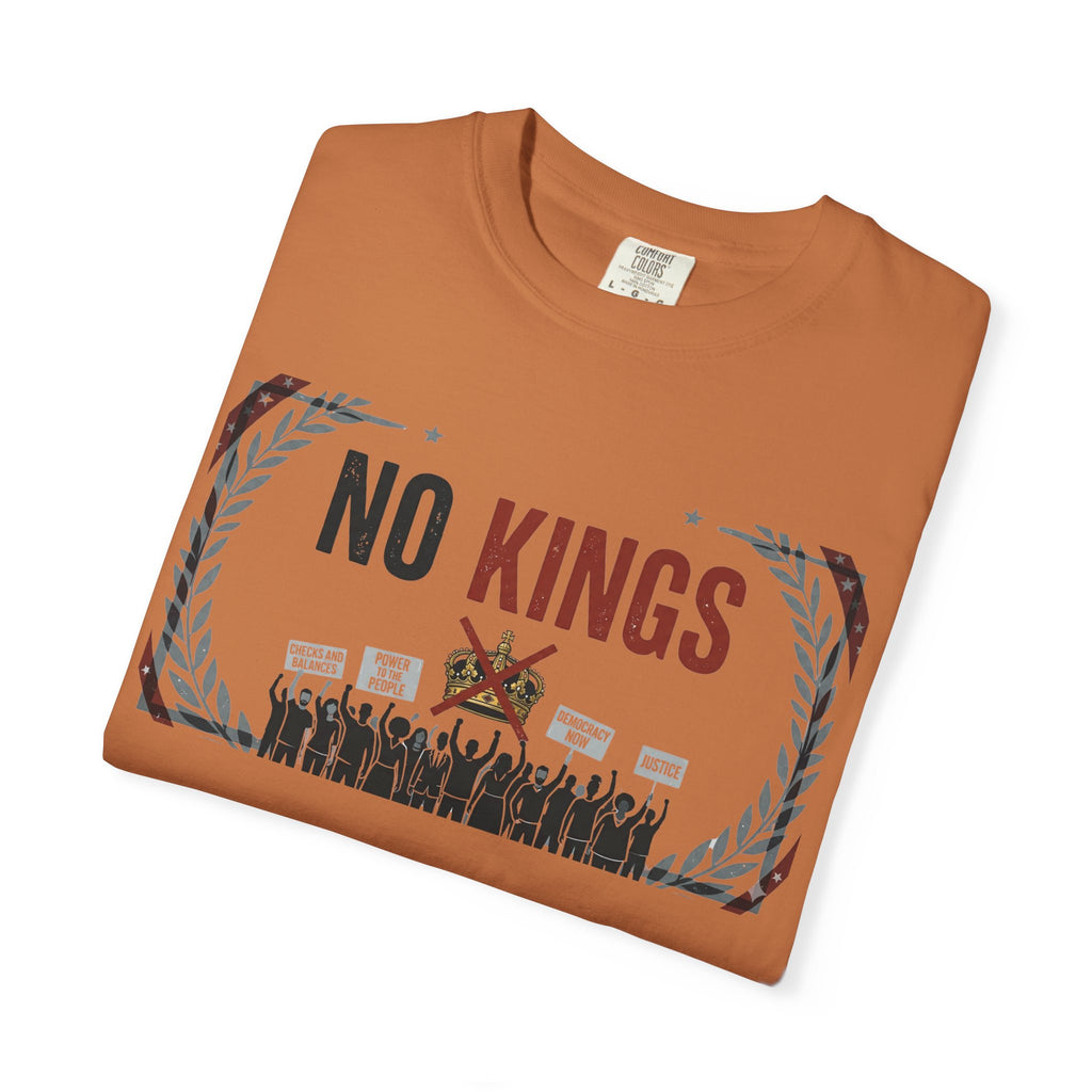 No Kings, No Masters | Garment-Dyed Tee — AttitudeShirts