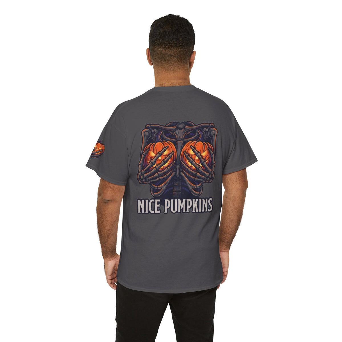 Color: Charcoal | Nice Pumpkins Premium Graphic Tee