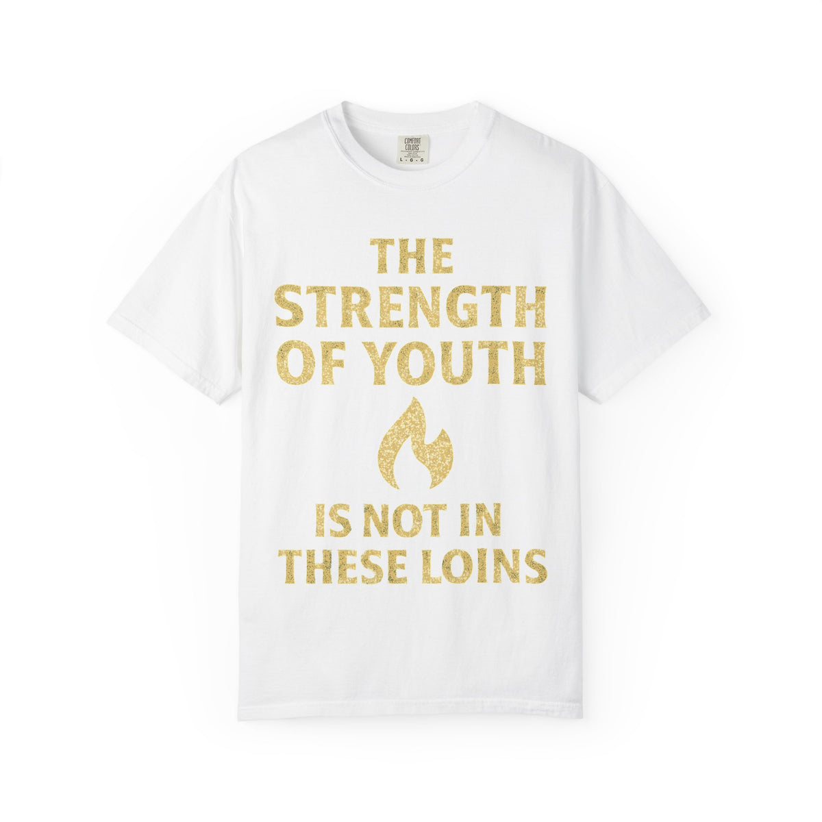 Color: White | Strength of Youth Unisex Garment-Dyed T-shirt