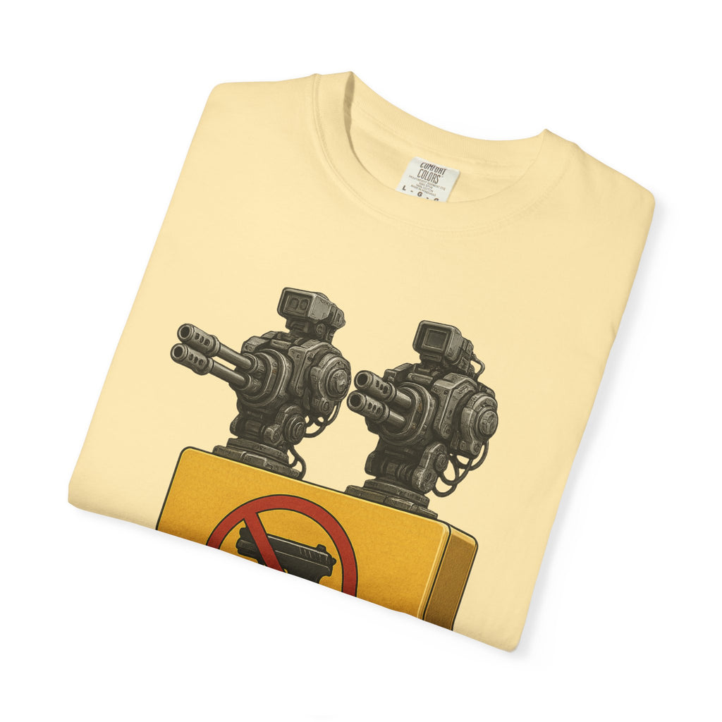 "Gun Free Zone: Unisex Garment-Dyed T-shirt