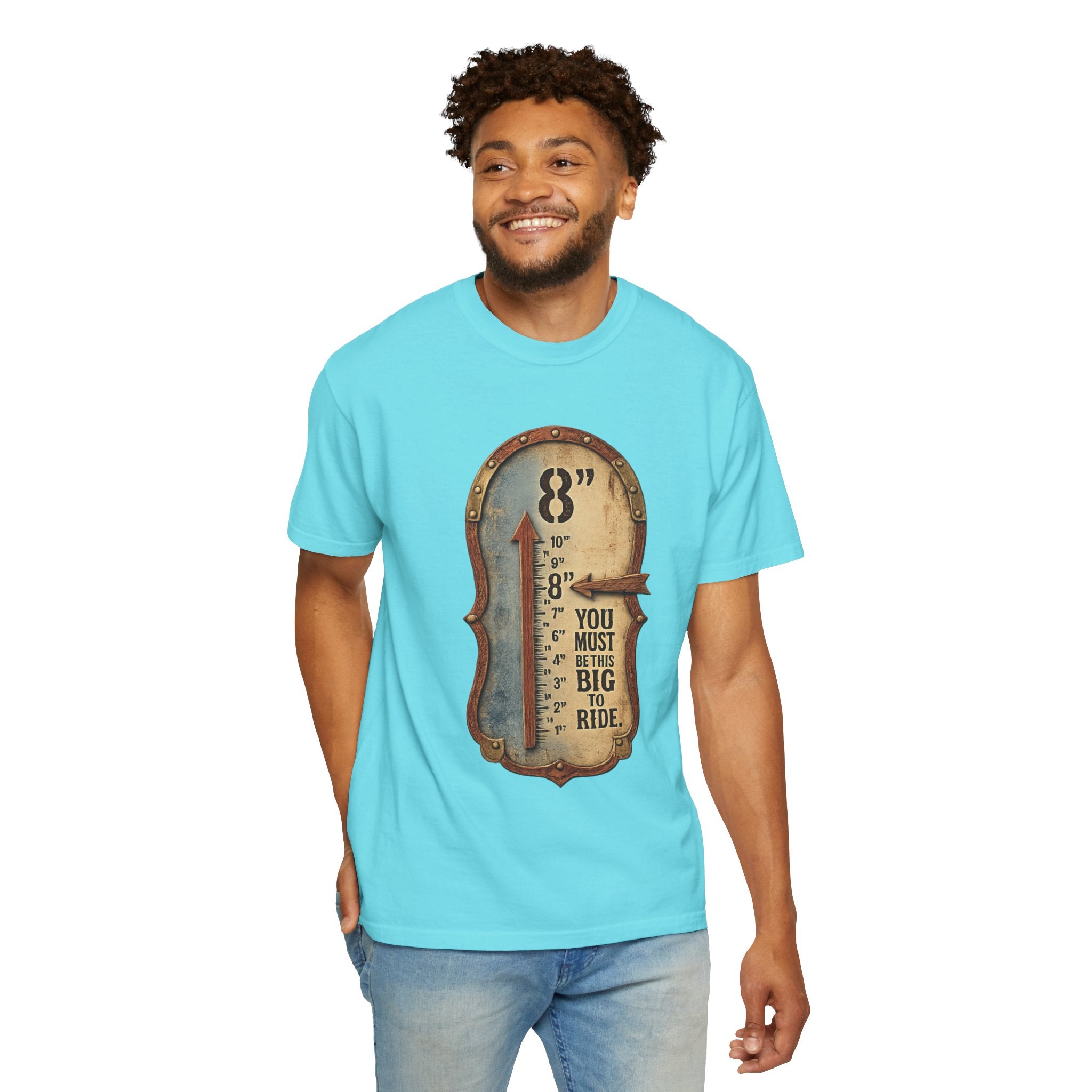 "This Big to Ride" Unisex Garment-Dyed T-shirt