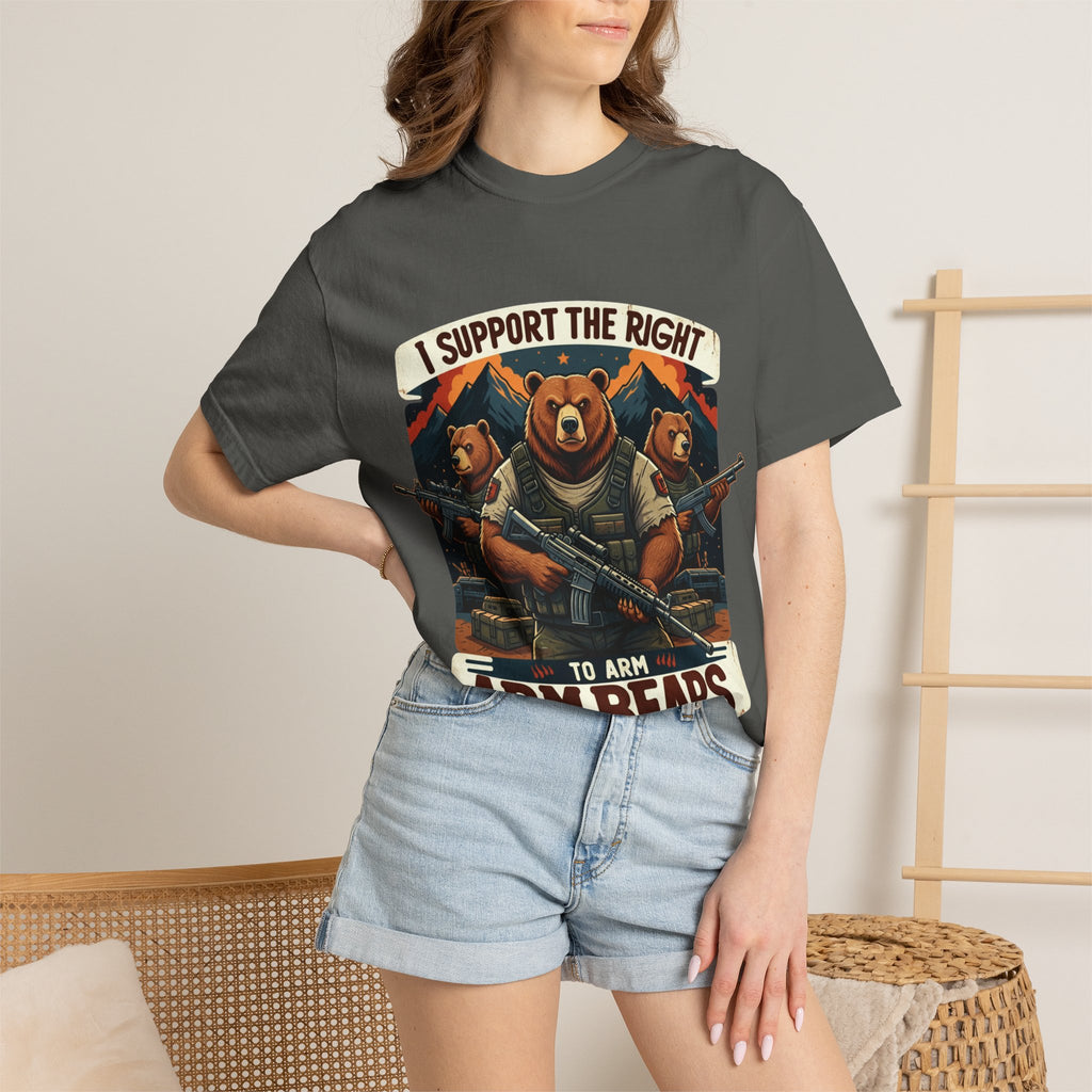 "The Right to Arm Bears (Mountain Division)" Unisex Garment-Dyed T-shirt