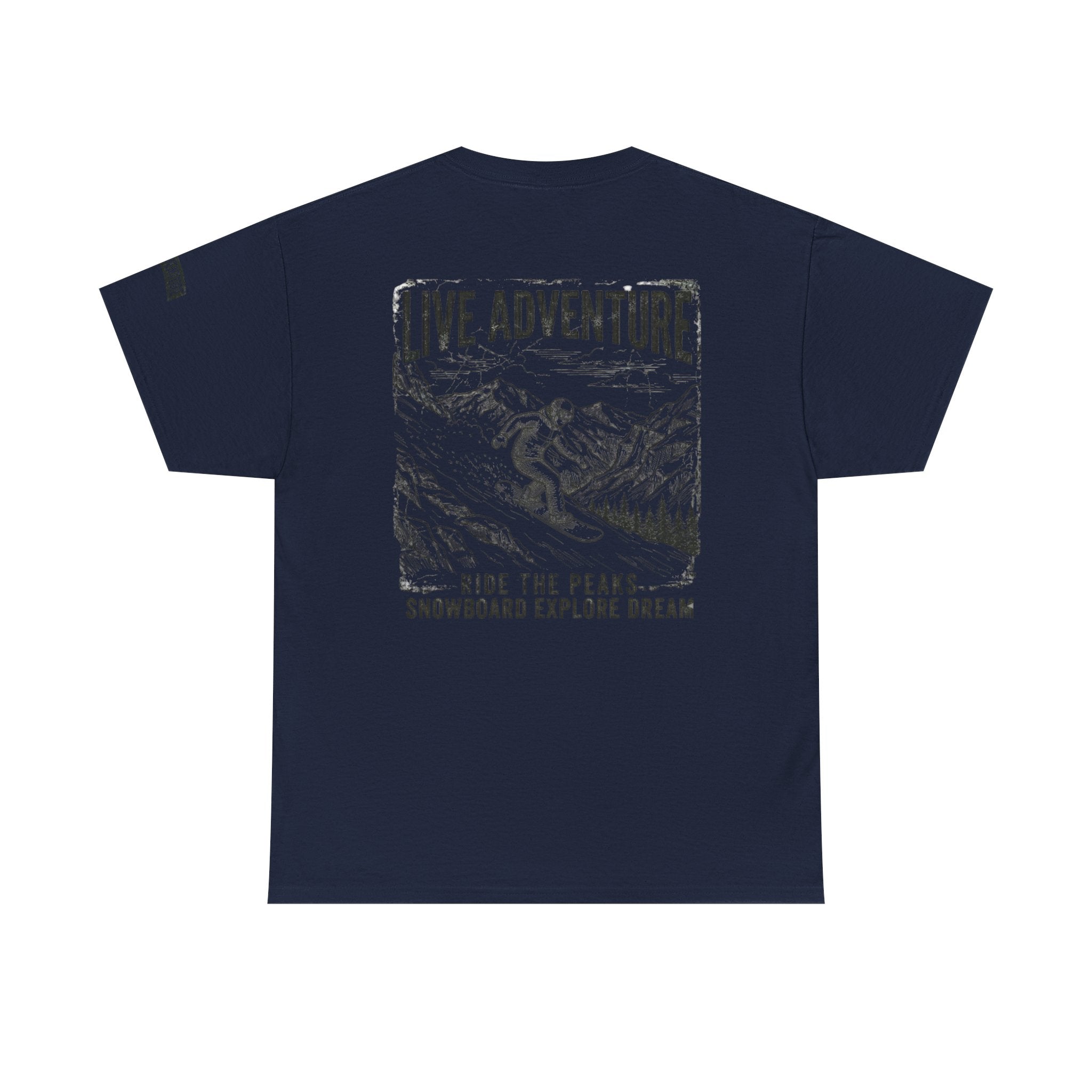 "Live Adventure - Snowboard" Premium Graphic Tee