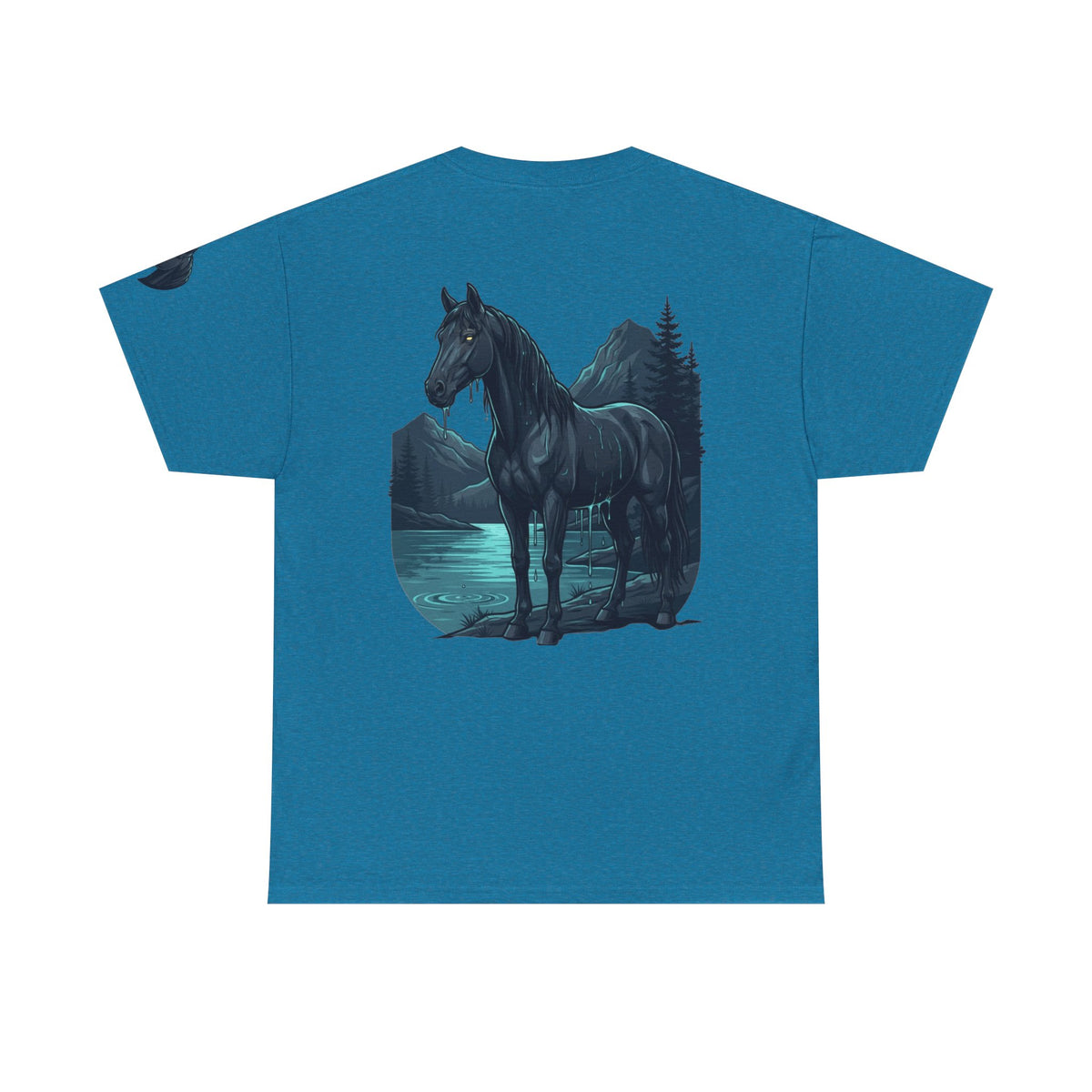Color: Antique Sapphire | Kelpie (Scottish Folklore) Premium Graphic Tee