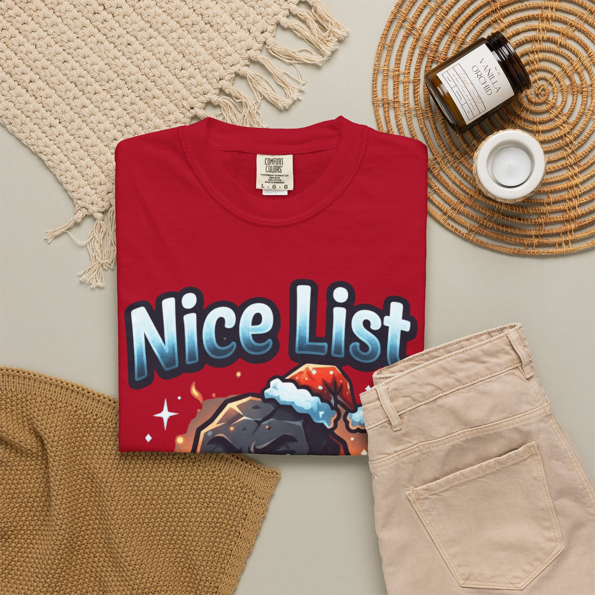 "Nice List Nominee" Unisex Garment-Dyed Tee