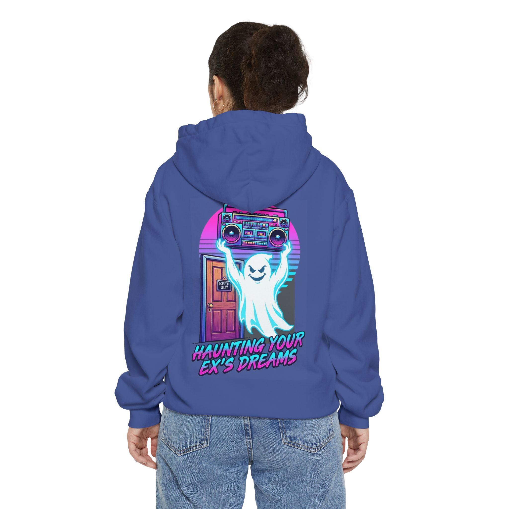 "Haunting Your Ex's Dreams" Garment-Dyed Hoodie