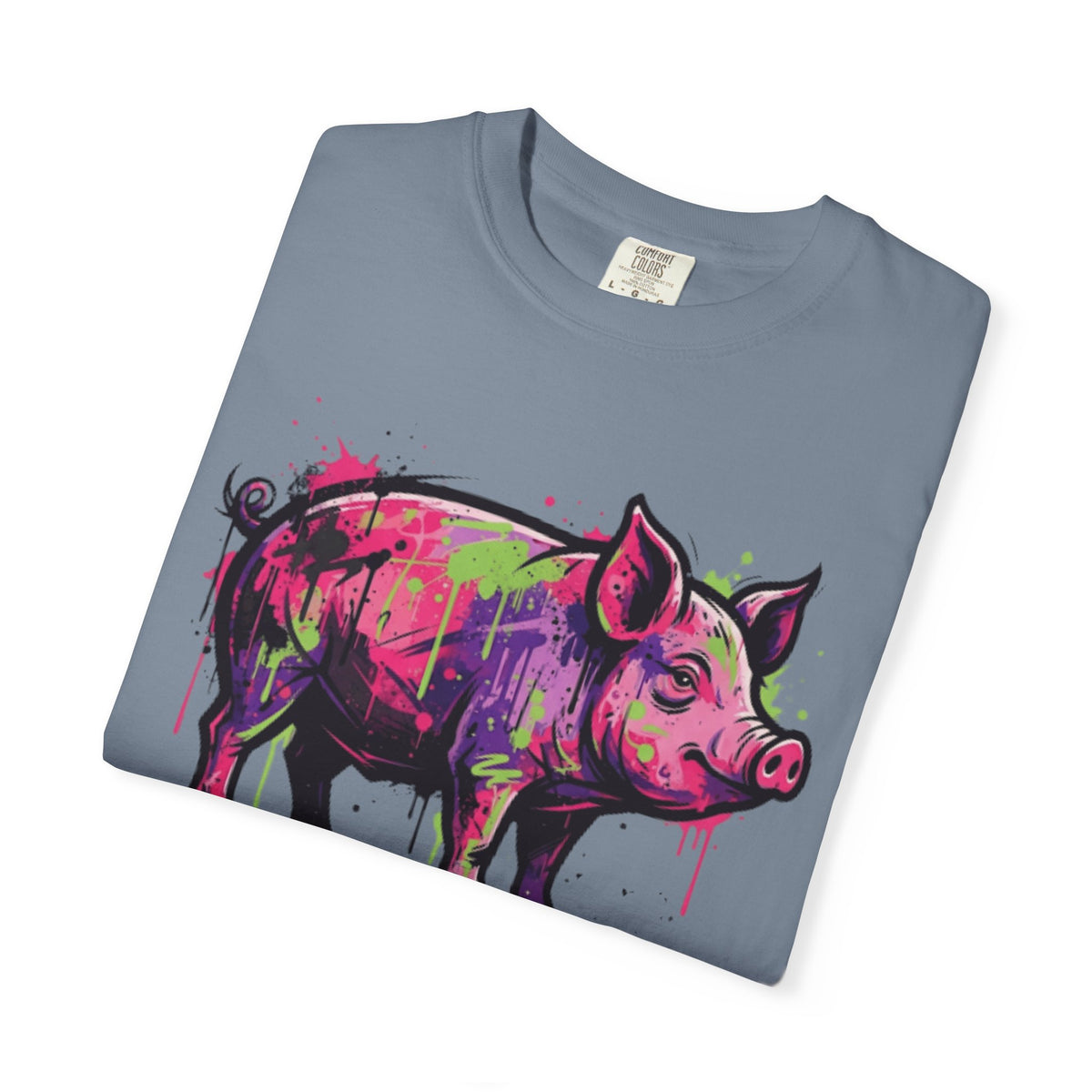 Barnyard Pig Unisex Garment-Dyed Tee