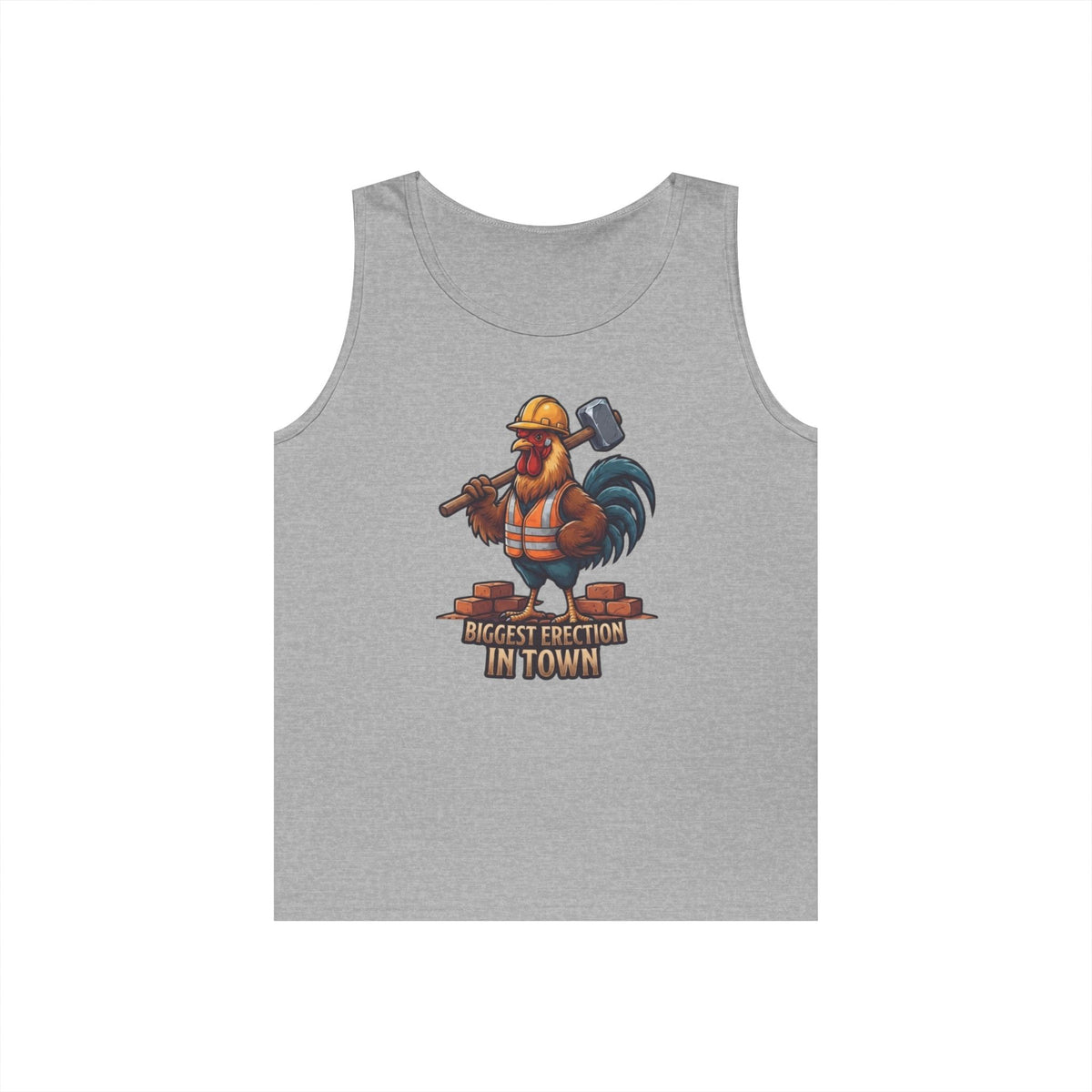 Color: Sport Grey | Biggest Erection in Town Tank Top