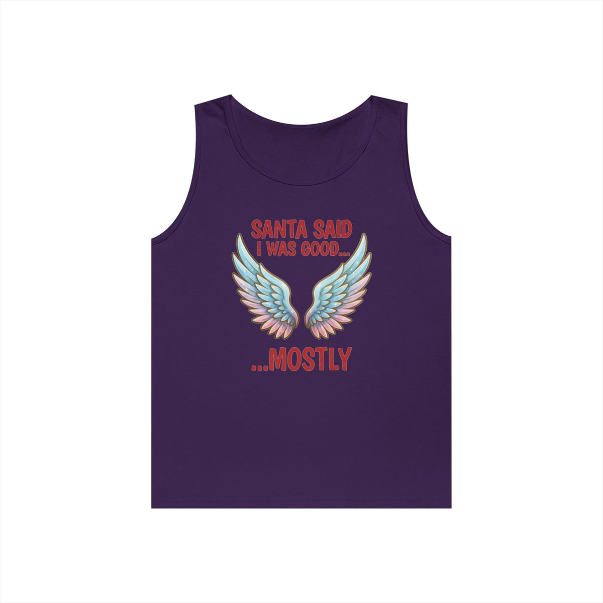 Color: Purple | Santa Said I Was Good Tank Top