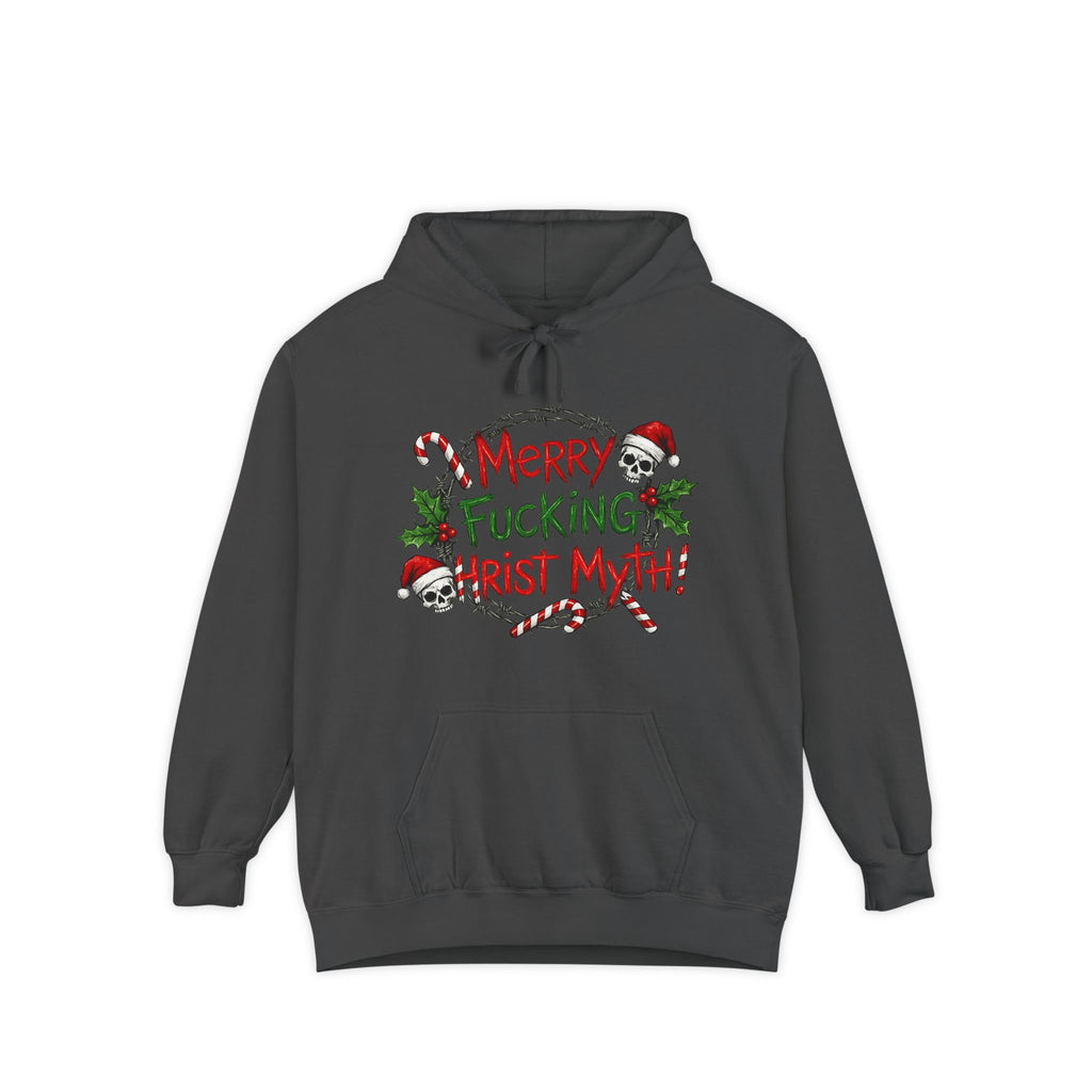The Christ Myth Files | Garment-Dyed Hoodie — AttitudeShirts