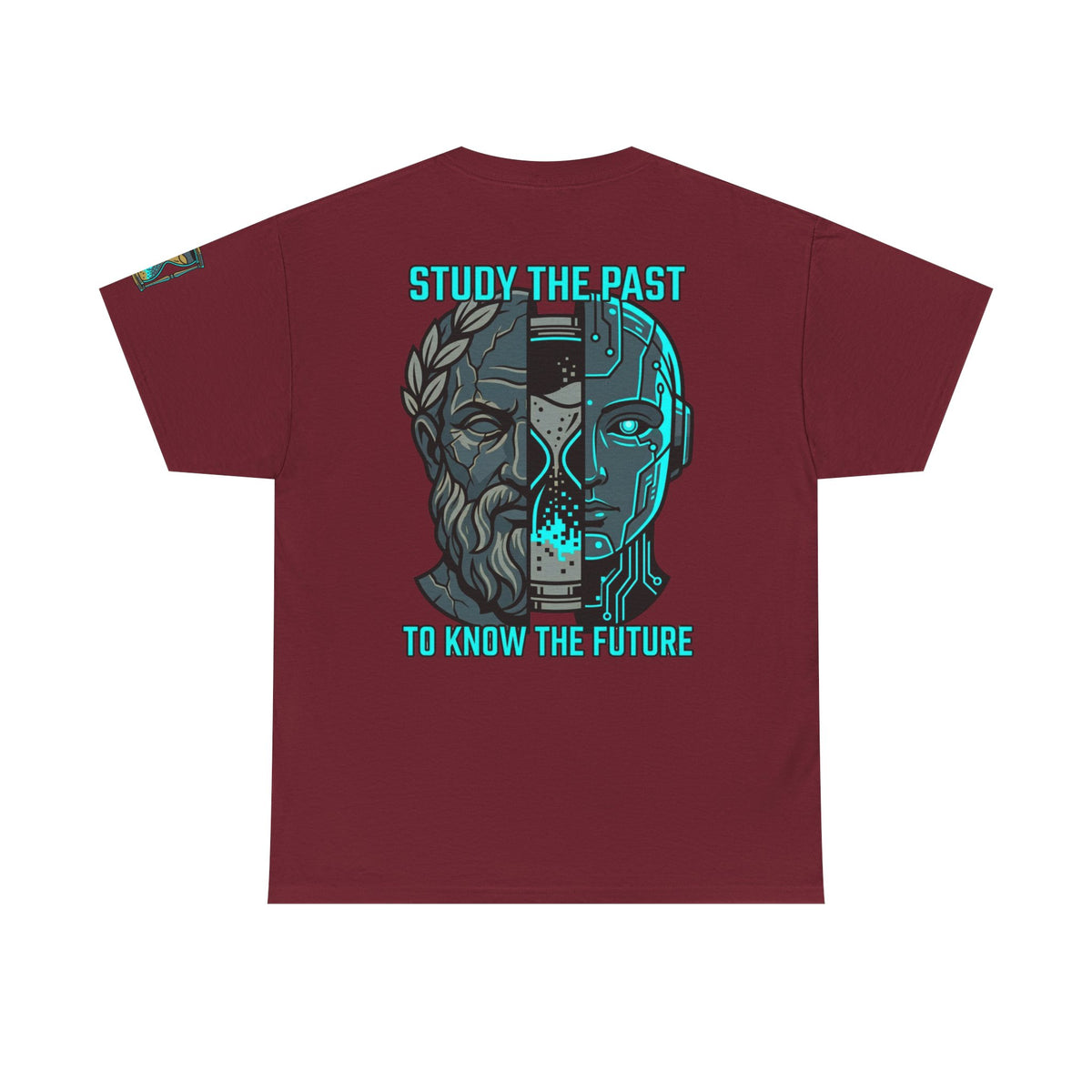 Color: Garnet | Study the Past Know the Future Premium Graphic Tee