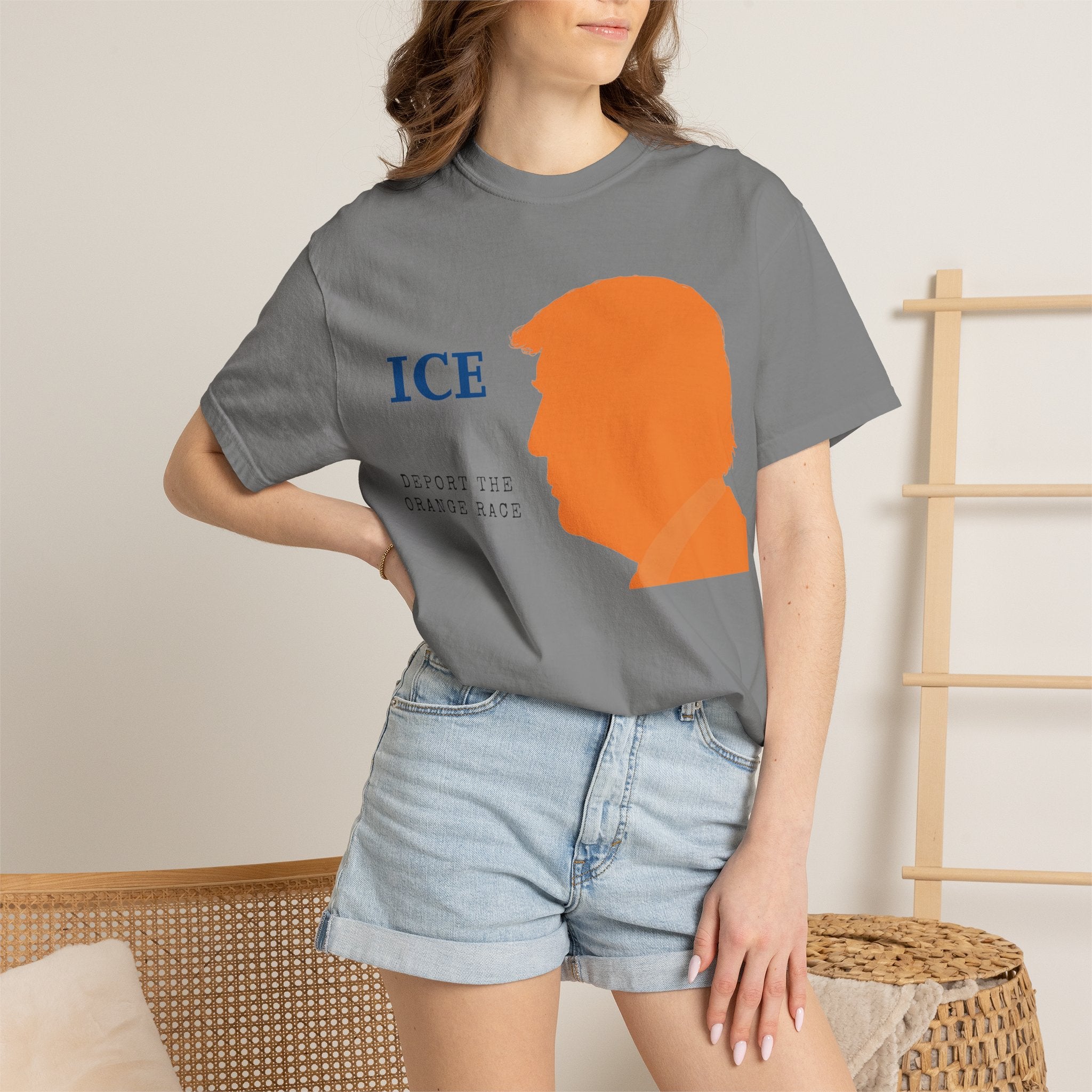 "Deport the Orange Race" Unisex Garment-Dyed T-shirt