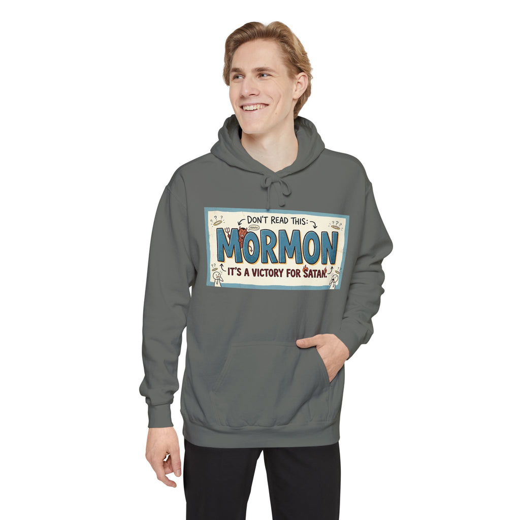 Devil's Dictionary: Mormon Edition | Garment-Dyed Hoodie — AttitudeShirts