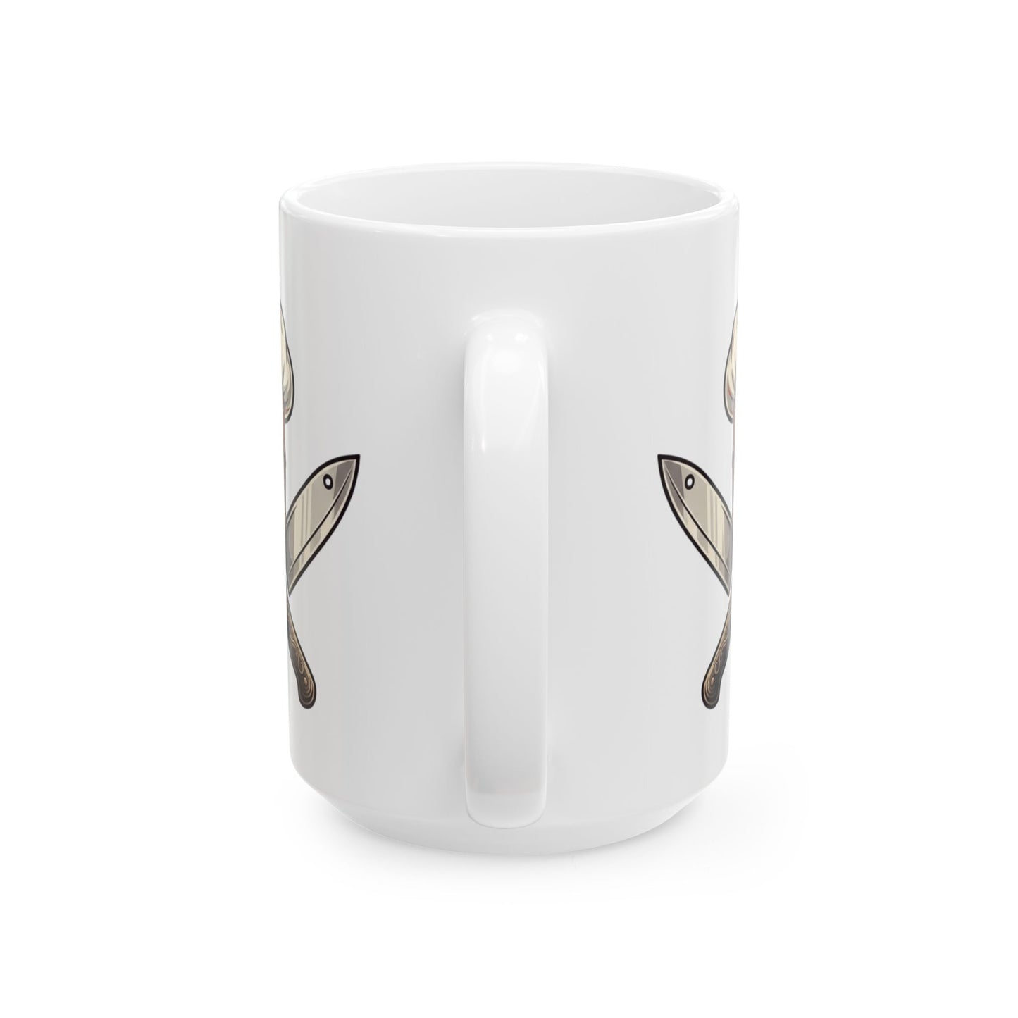 "Hell's Kitchen Literally" White Ceramic Mug — Graphic