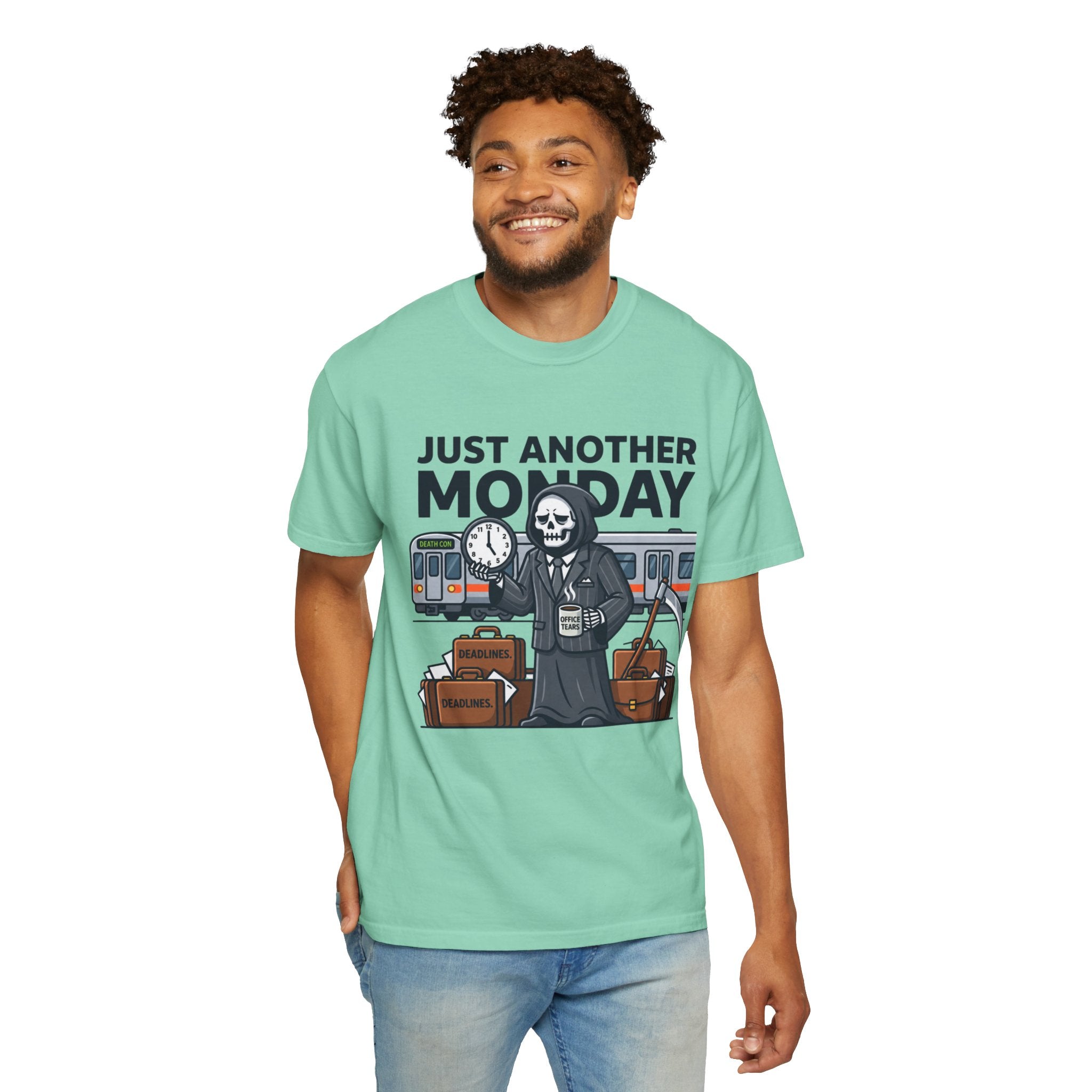 "Just Another Monday" Unisex Garment-Dyed Tee