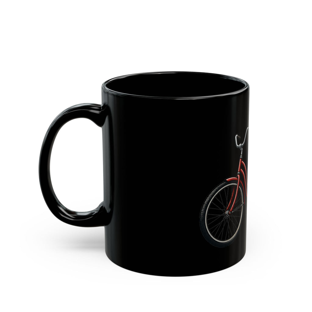 "Third Wheel Brewing" Black Ceramic Mug — Graphic