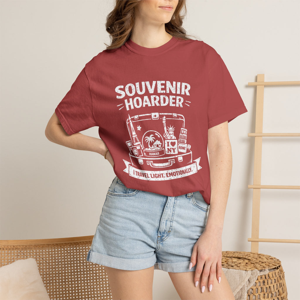 "Souvenir Hoarder" Unisex Garment-Dyed T-shirt