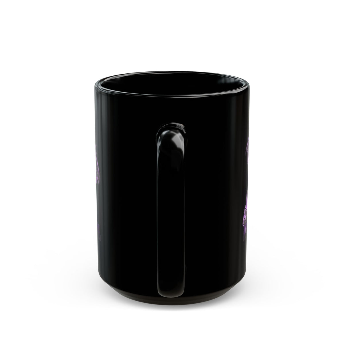 "Skeleton Key" Black Ceramic Mug