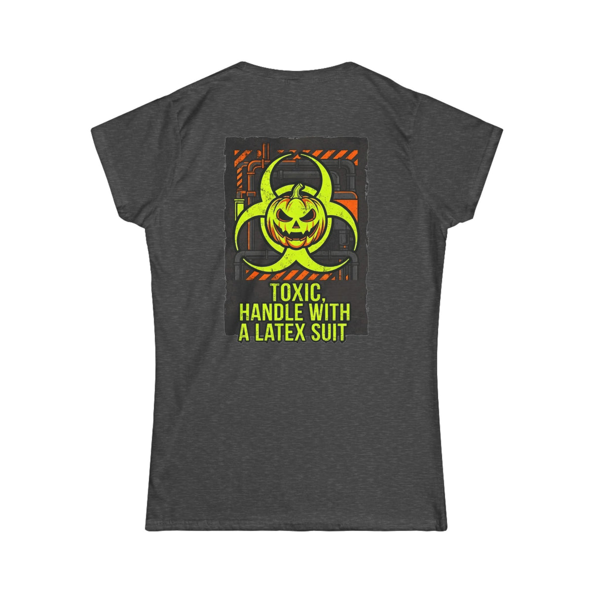 Color: Dark Heather | Toxic handle With Latex Women's Tee