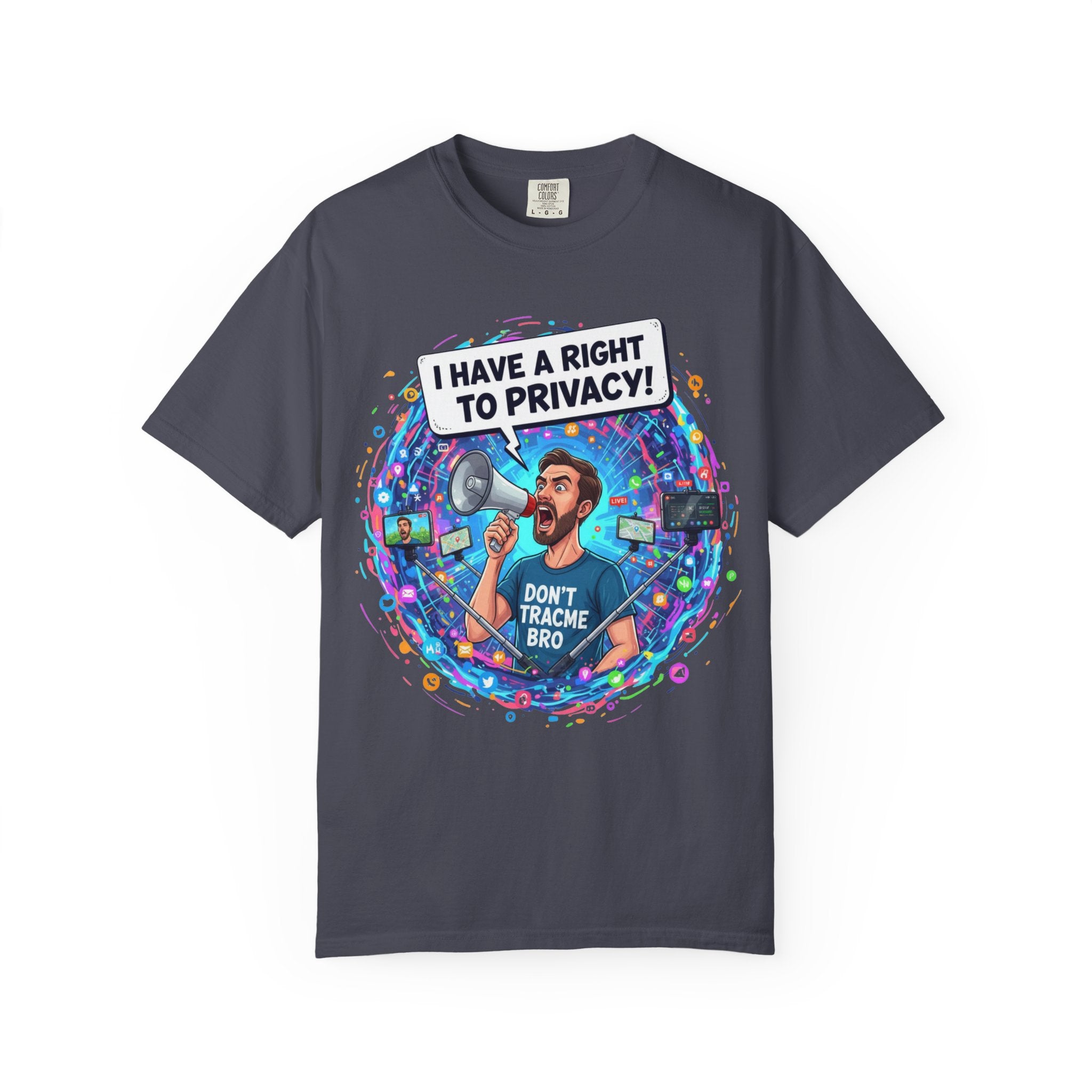 "The Right to Privacy"  Unisex Garment-Dyed T-shirt