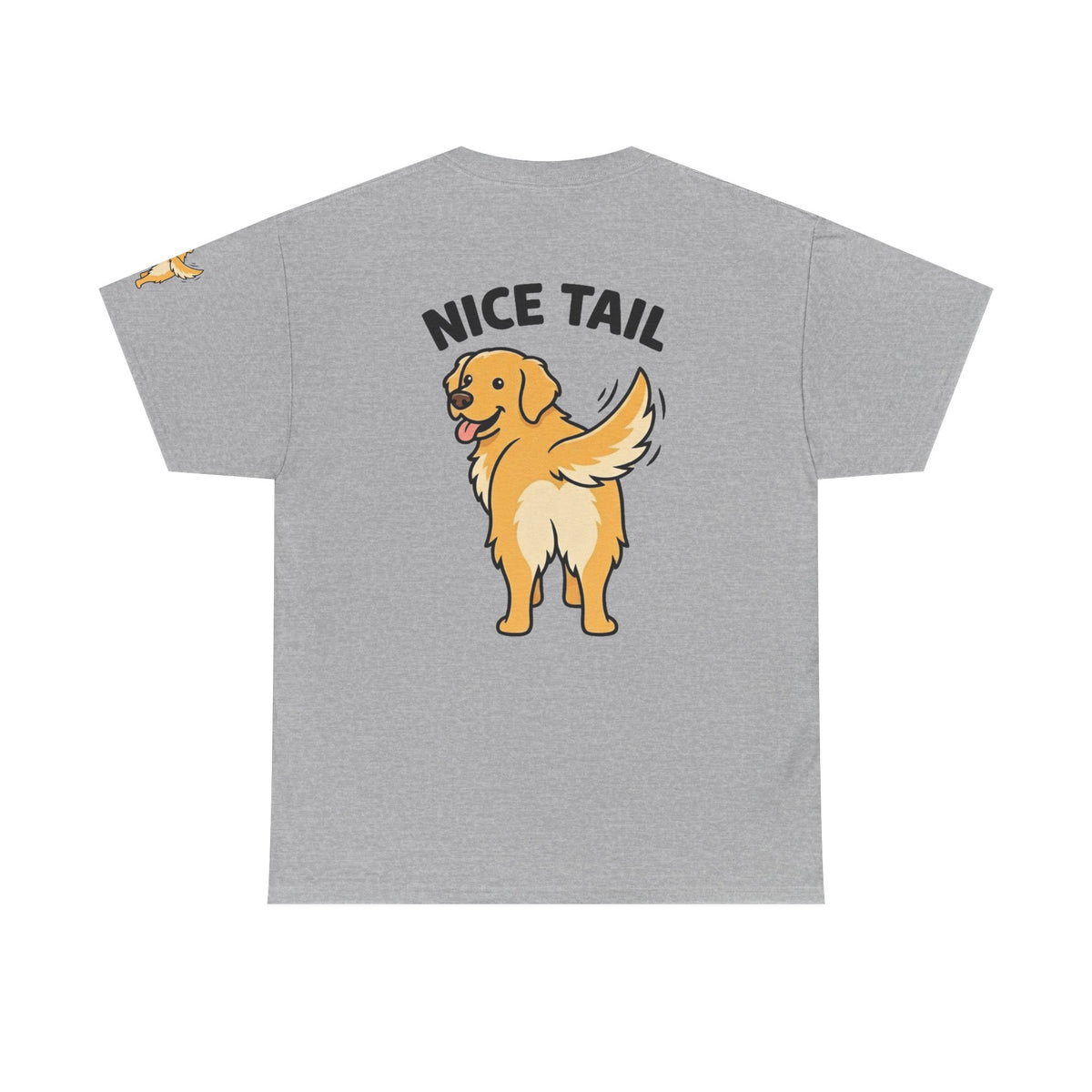 Color: Sport Grey | Nice Tail Premium Graphic Tee