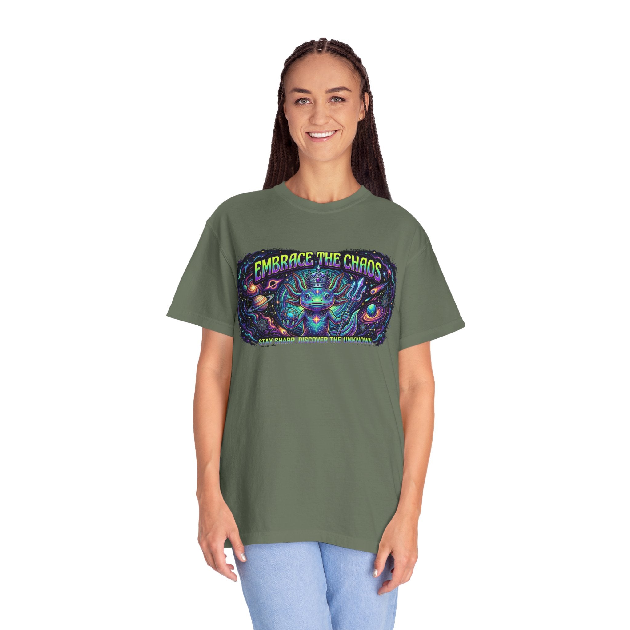 "Embrace the Chaos" Unisex Garment-Dyed Tee