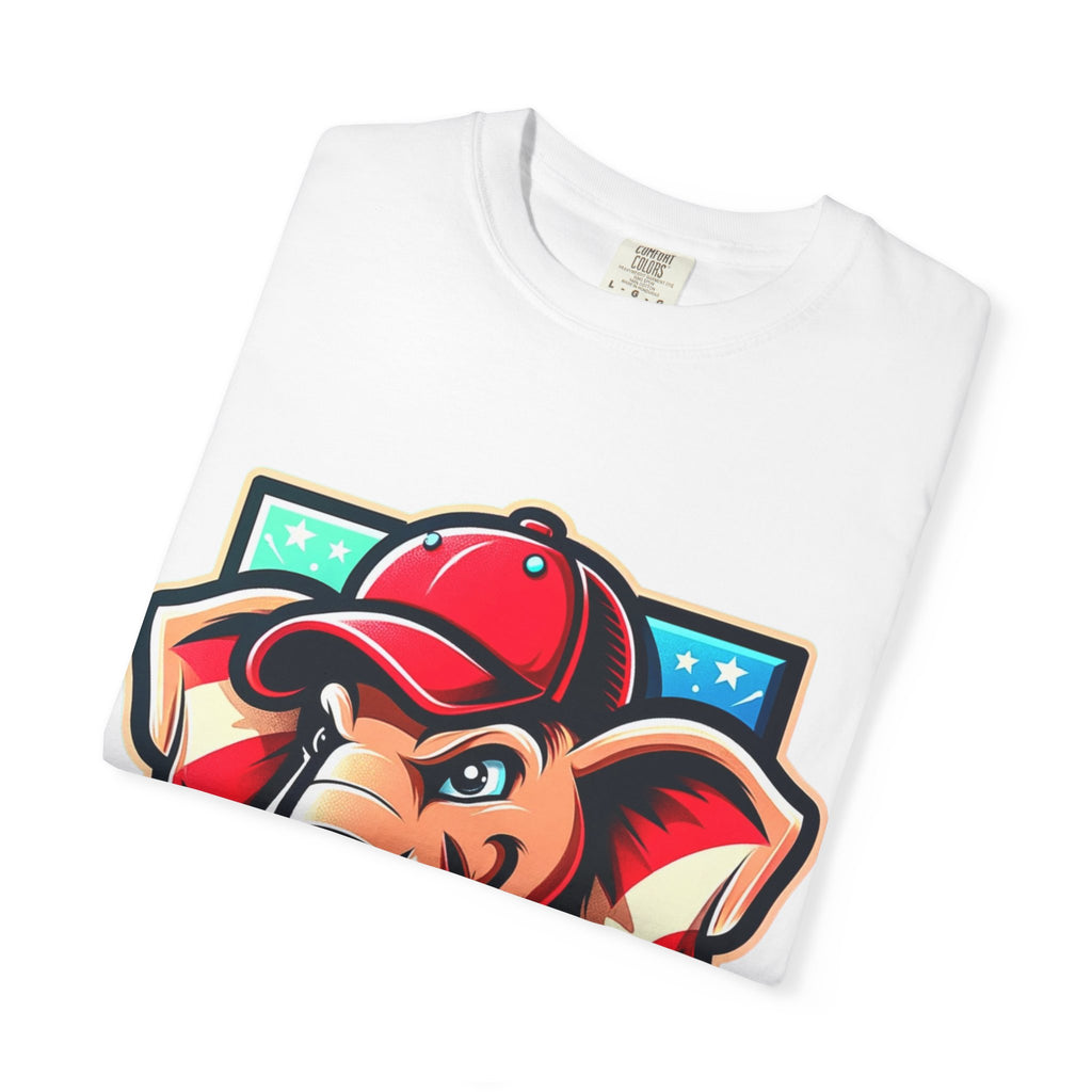 "The Patriot Elephant" Unisex Garment-Dyed T-shirt