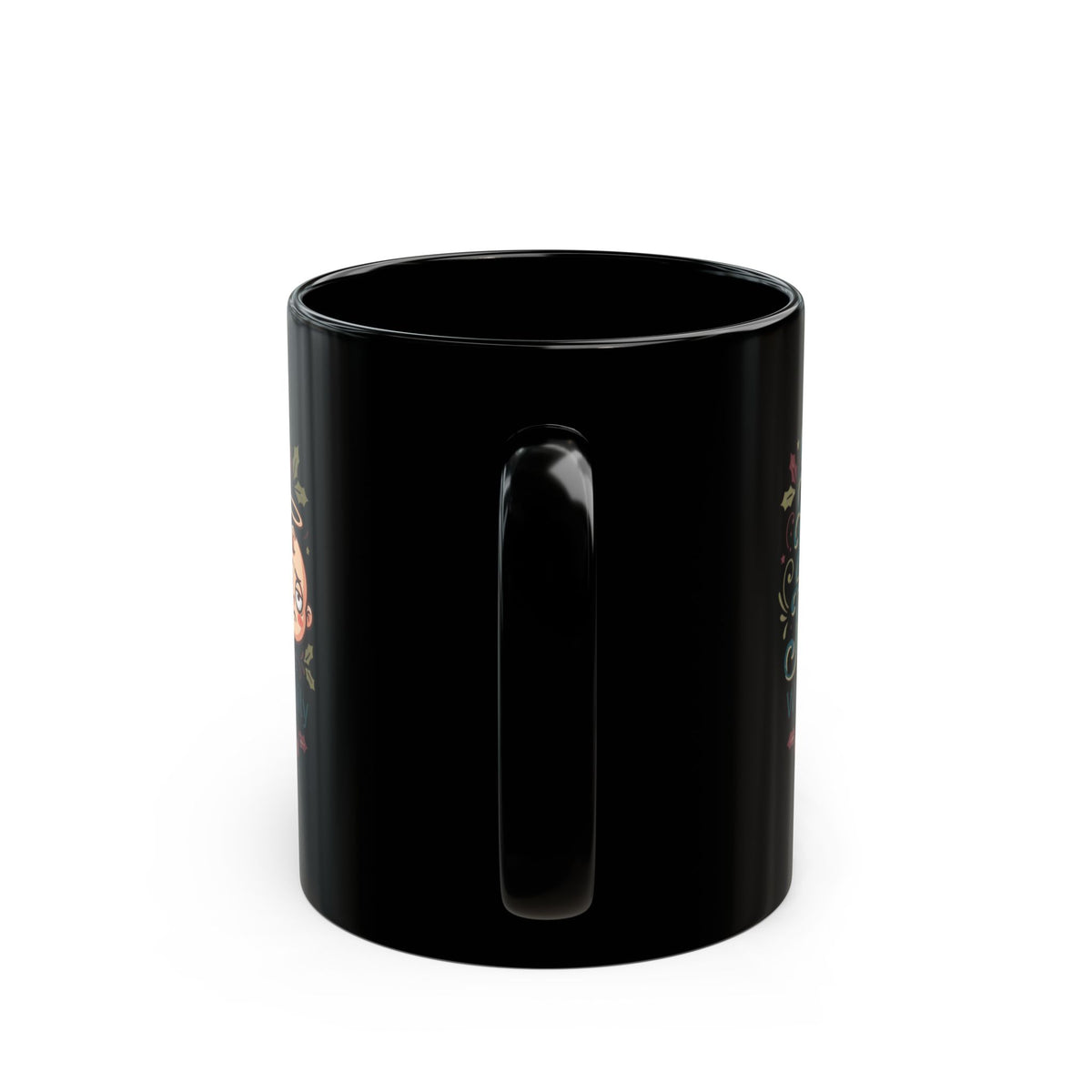 "Sweet Baby Jesus" Black Ceramic Mug
