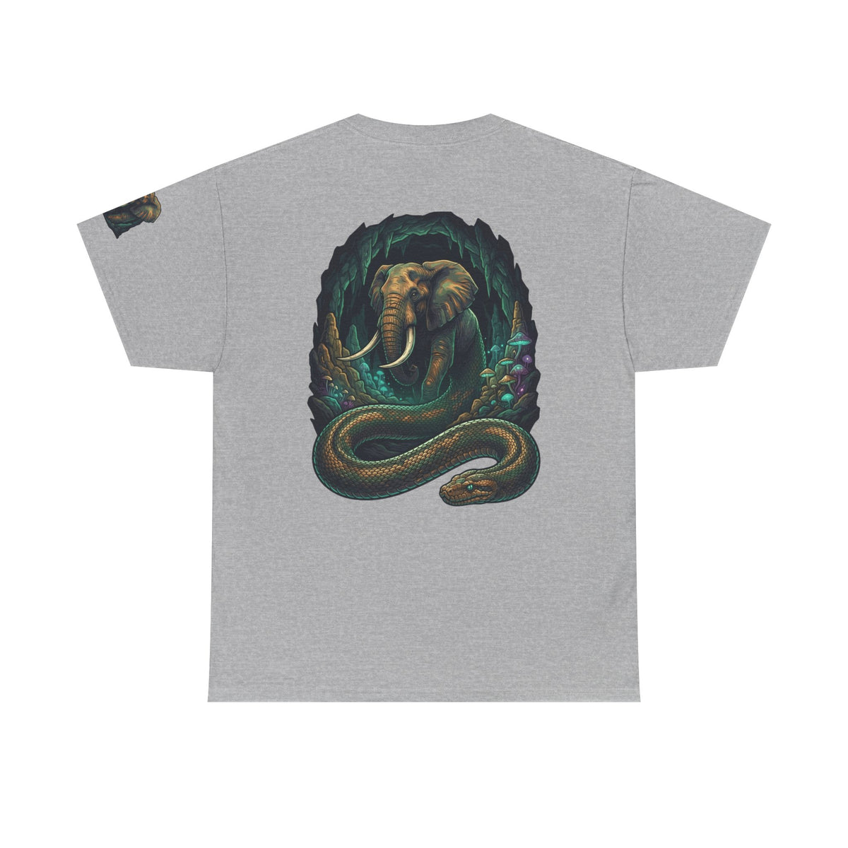 Color: Sport Grey | Grootslang (South African Mythology) Premium Graphic Tee