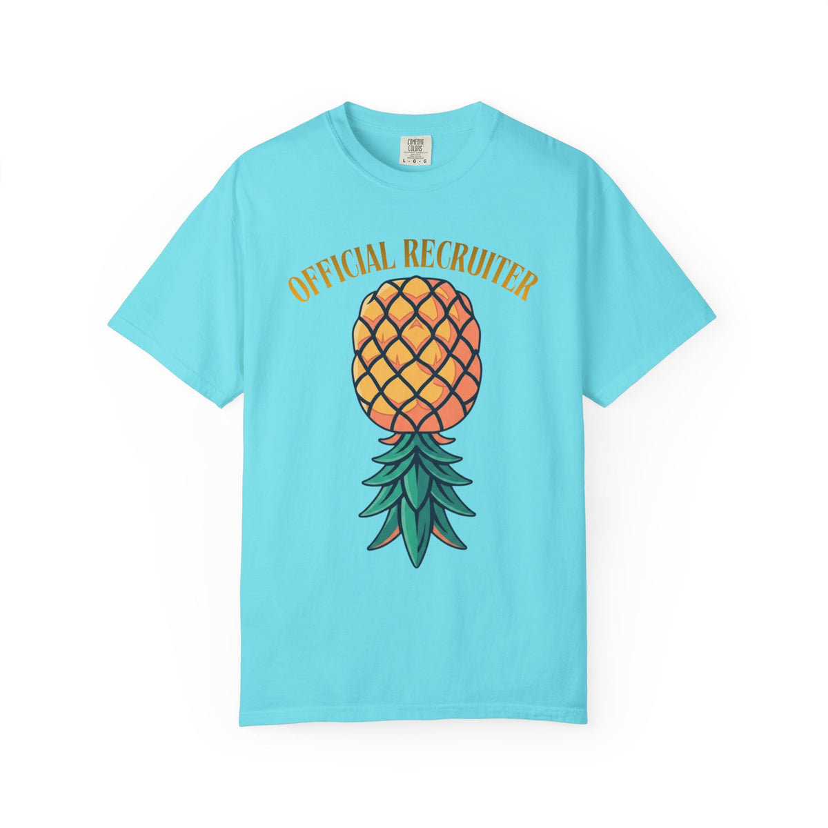 Color: Lagoon Blue | Official Recruiter Unisex Garment-Dyed Tee