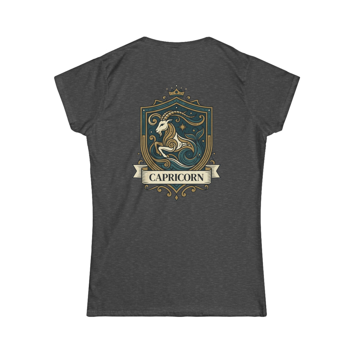 "Capricorn- The Sea-Goat Crest" Women's Tee
