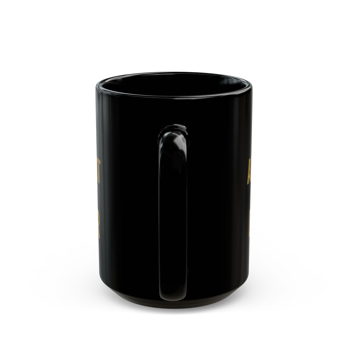 "I'm Not Arrogant" Black Ceramic Mug