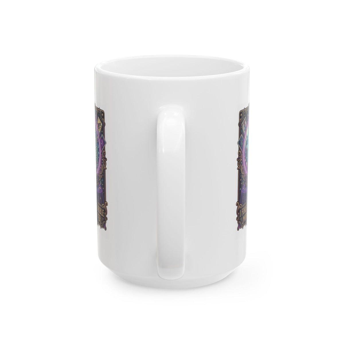 "I Foresee A Terrible Morning After" White Ceramic Mug