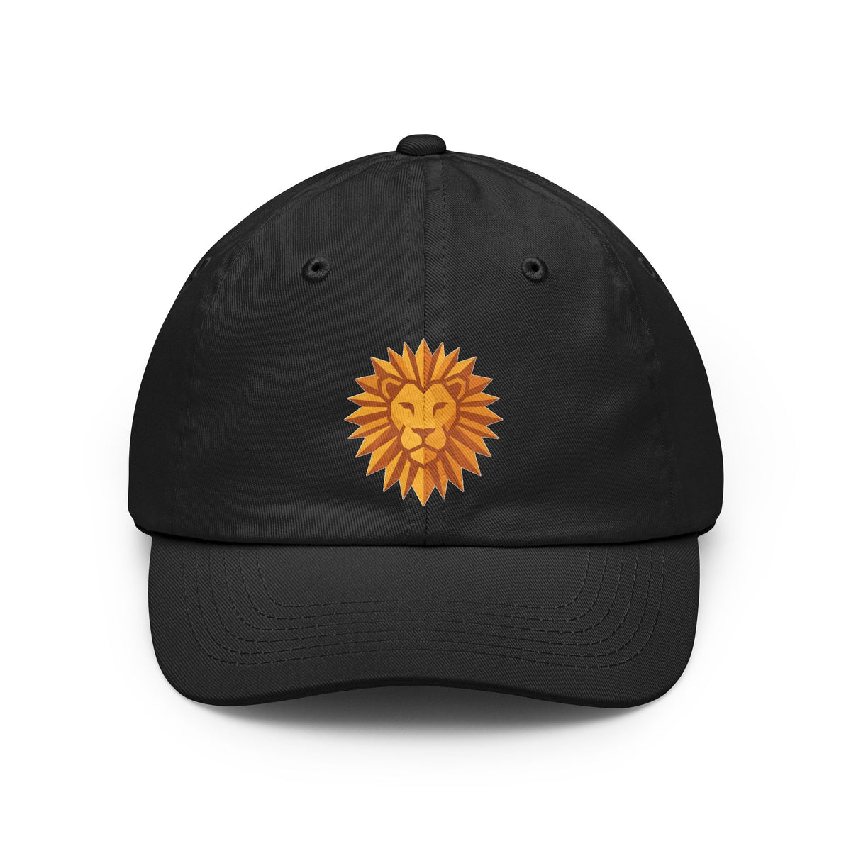 Color: Black | Leo The Solar Lion Dad Hat — Graphic