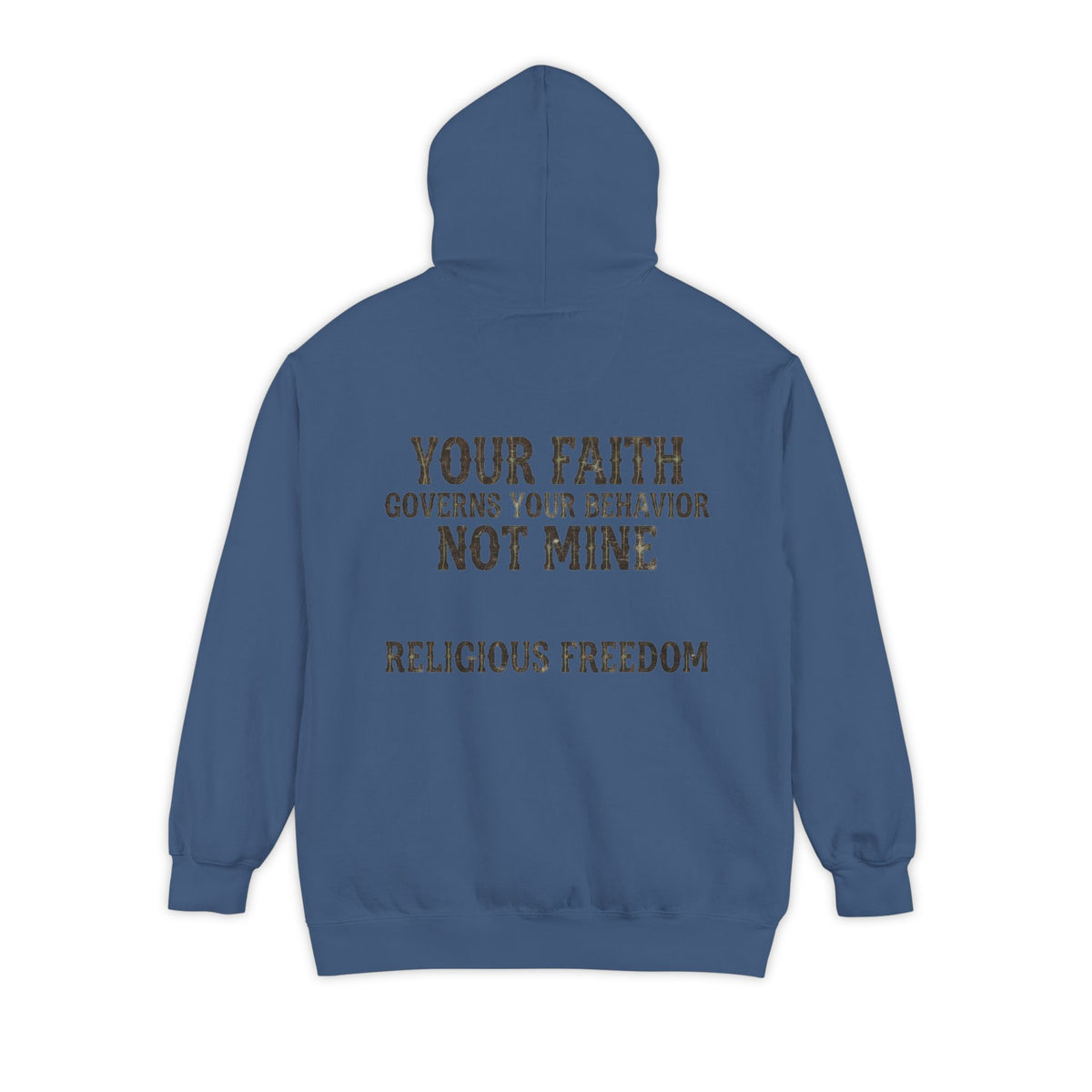 Color: True Navy | Religious Freedom Garment-Dyed Hoodie