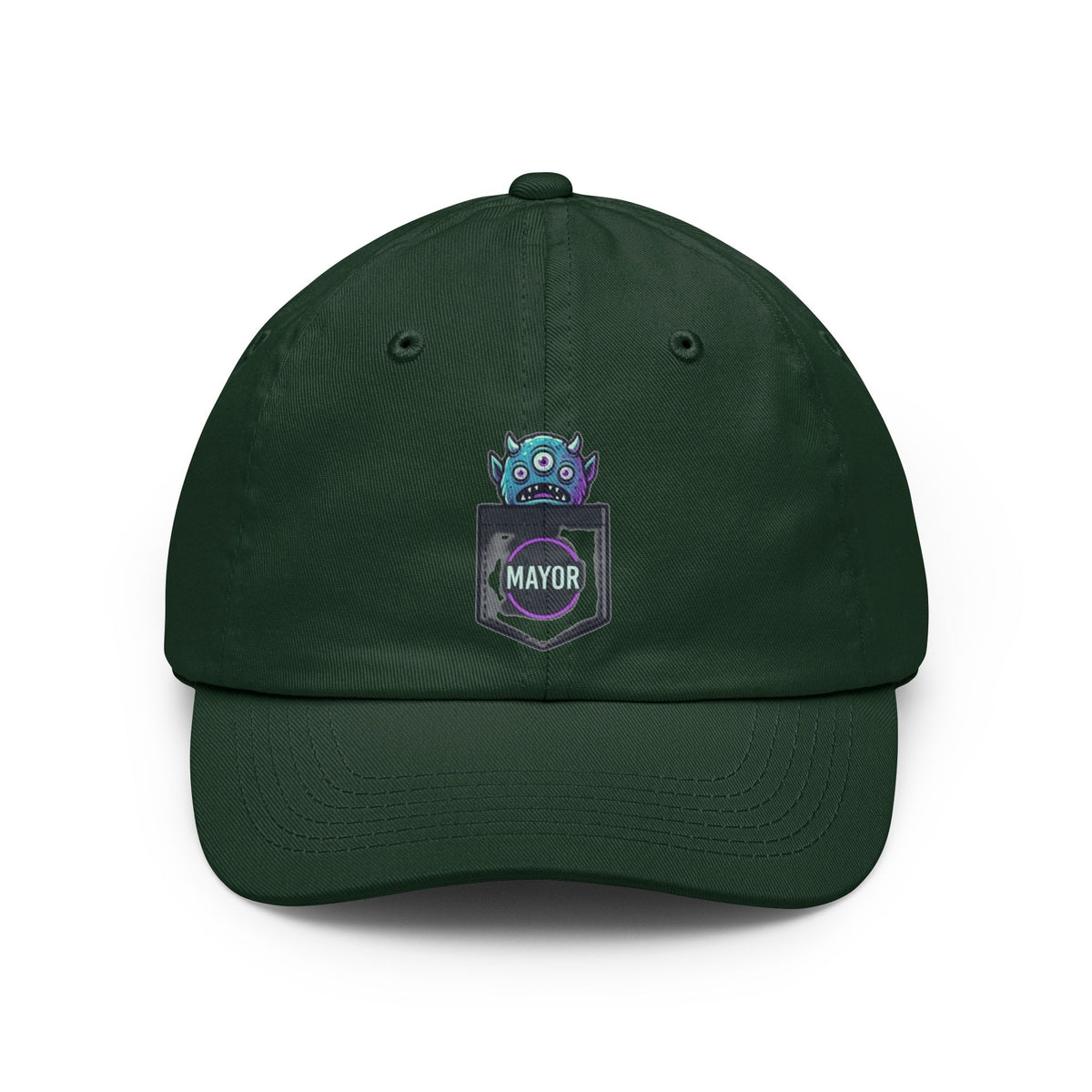 Color: Forest Green | Mayor Of Halloweentown Dad Hat — Graphic