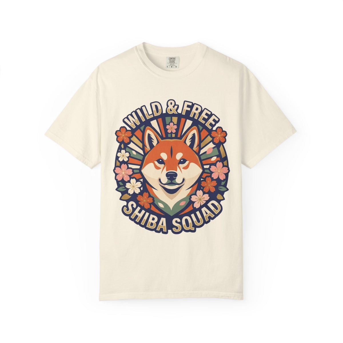 "Shiba Squad" Unisex Garment-Dyed Tee