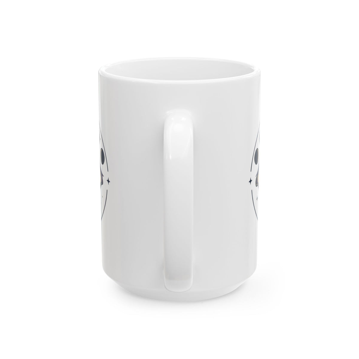 "Trust the Universe" White Ceramic Mug — Graphic