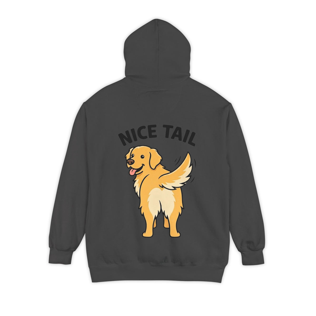 Color: Pepper | Nice Tail Garment-Dyed Hoodie
