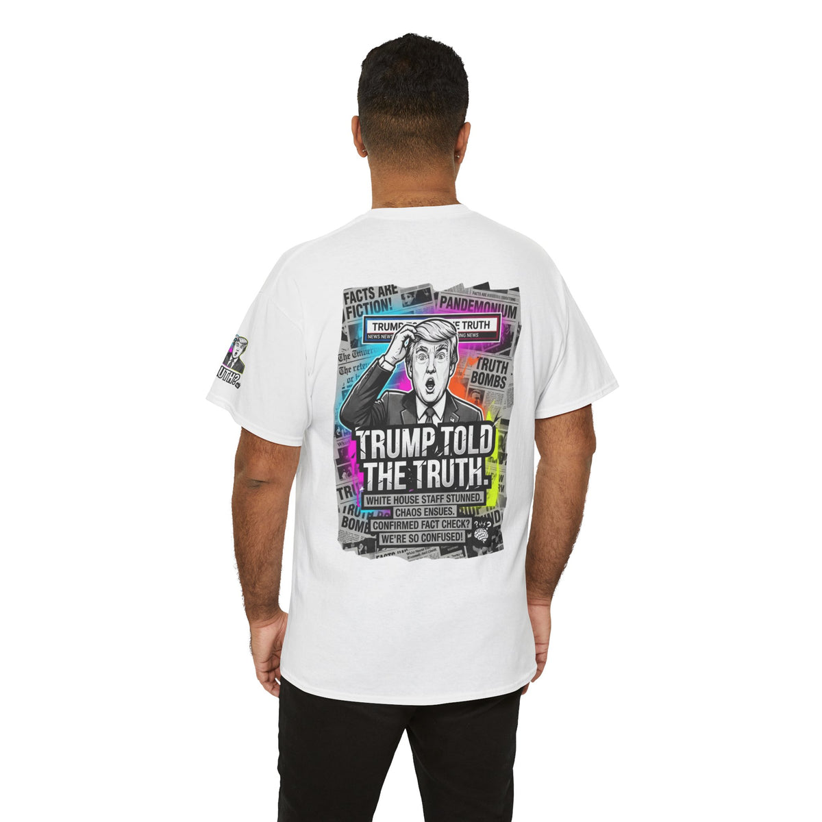 Color: White | Trump Told The Truth Premium Graphic Tee