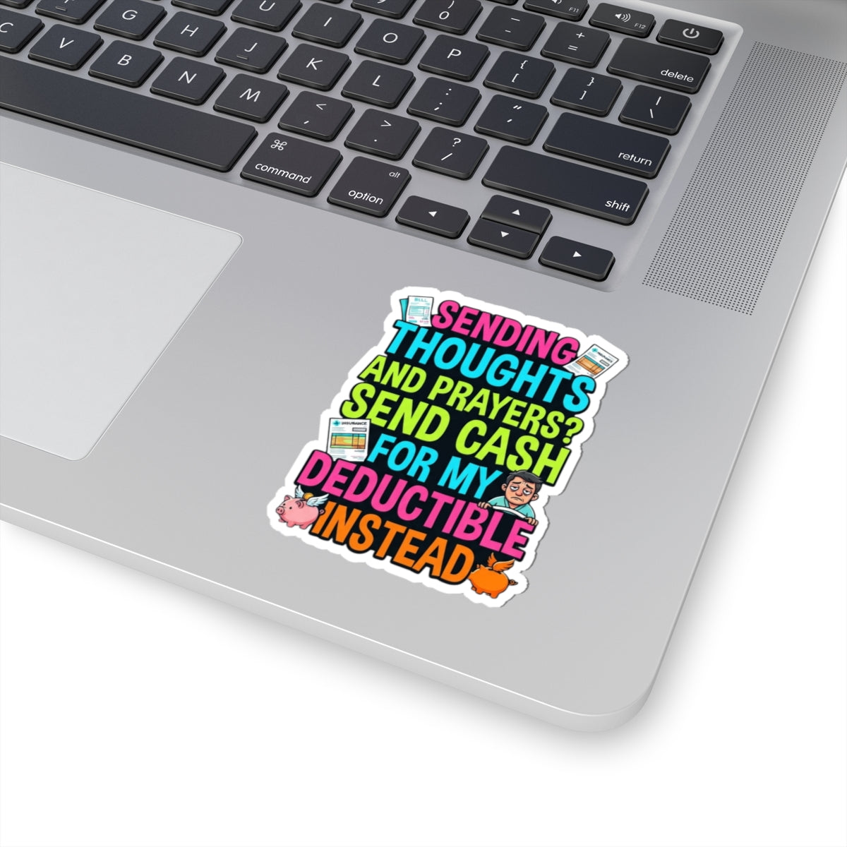 "Cash For My Deductible" Sticker — Main