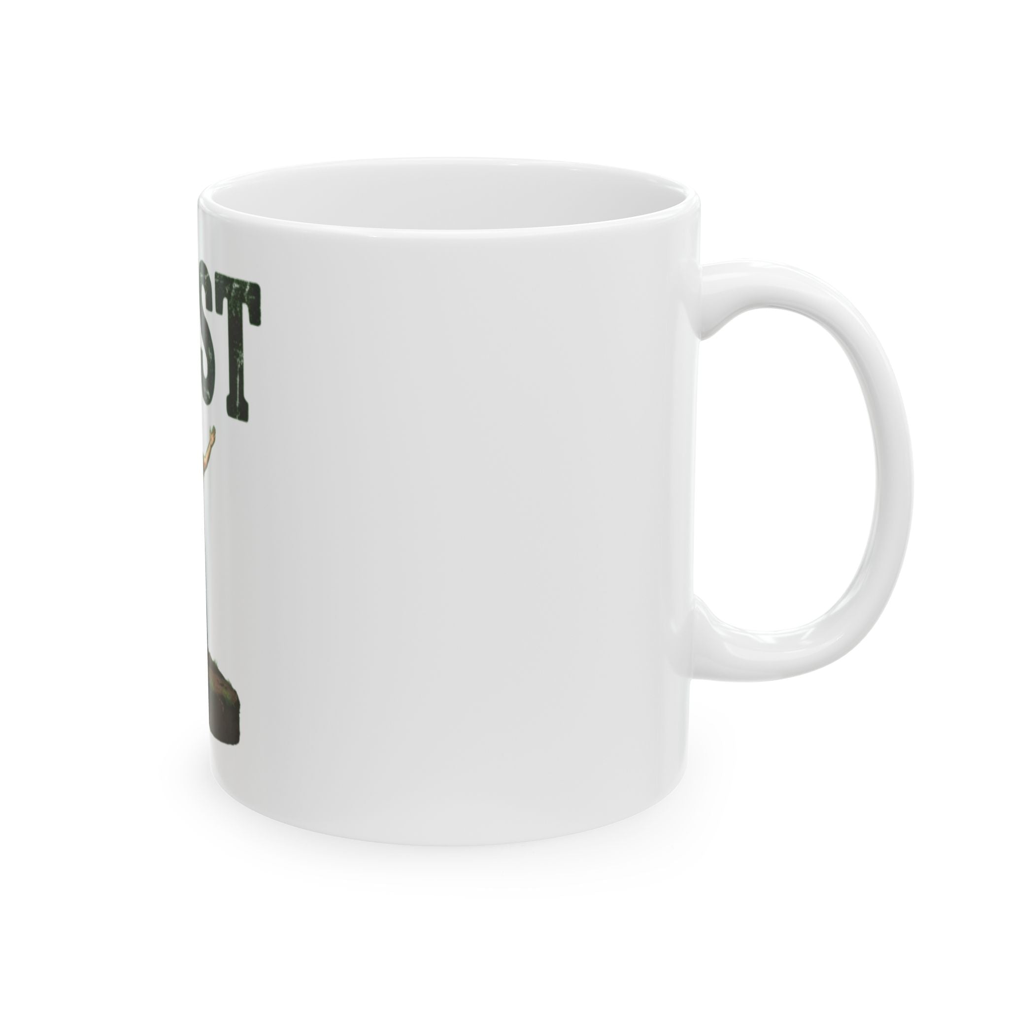 "I Exist" White Ceramic Mug — Graphic