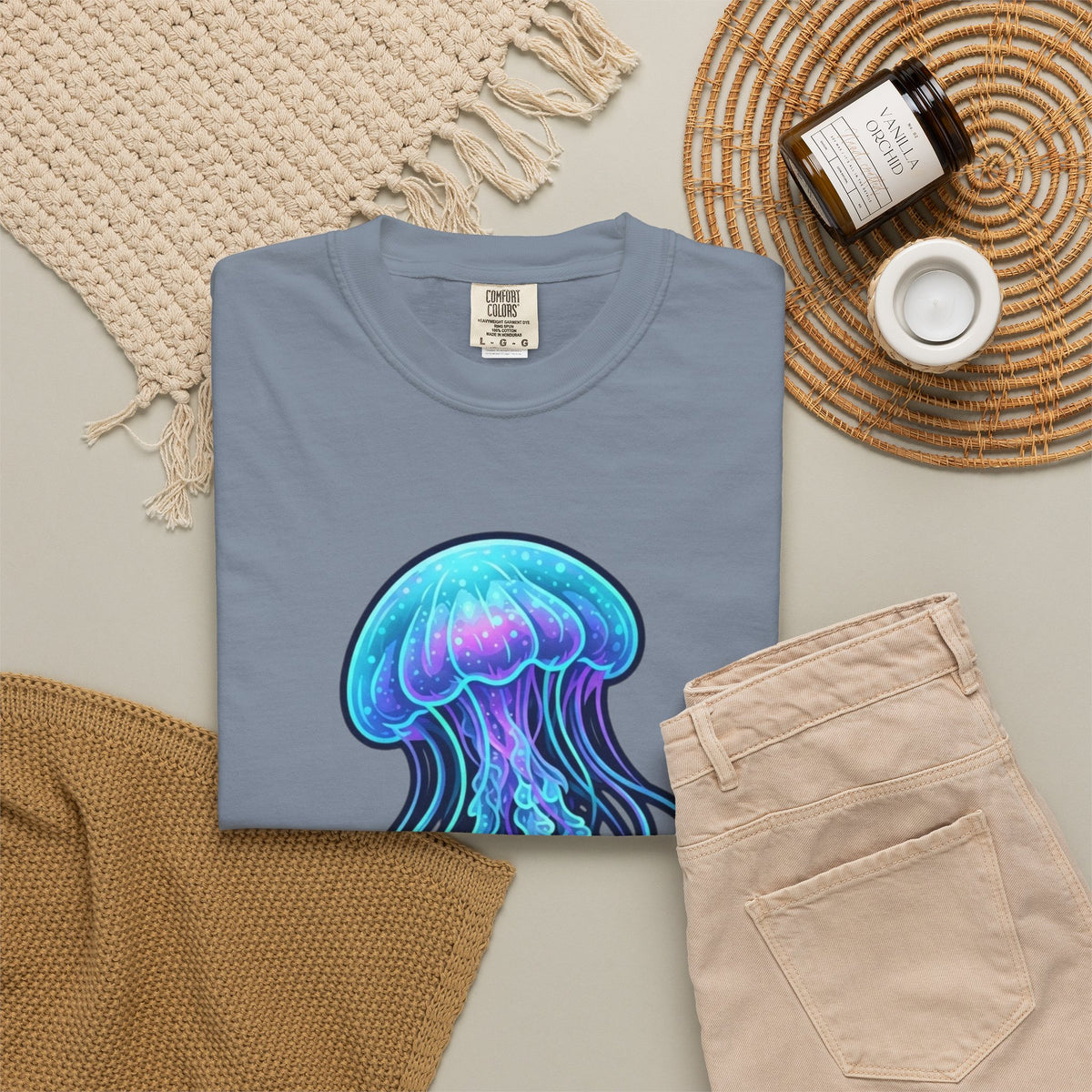 "Jelly Credible" Unisex Garment-Dyed Tee