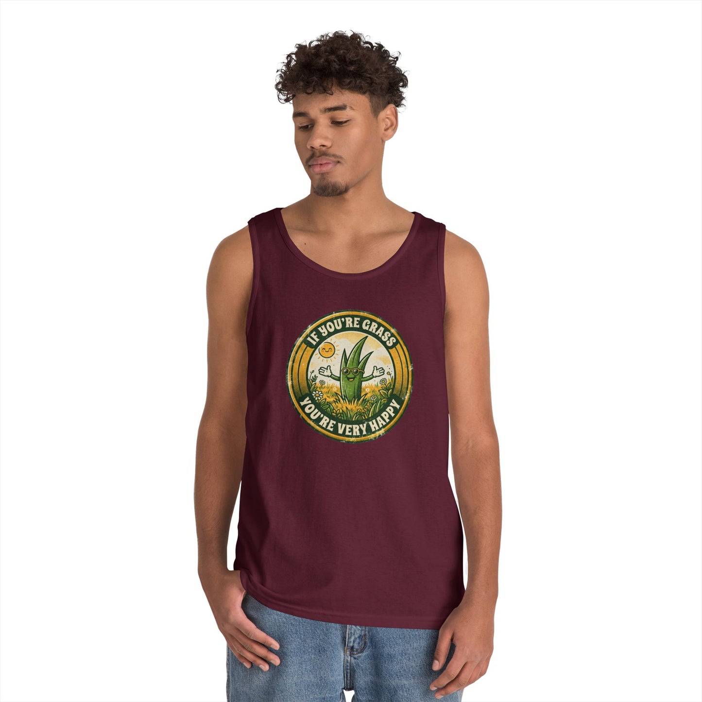 "If You're Grass You're Very Happy" Tank Top
