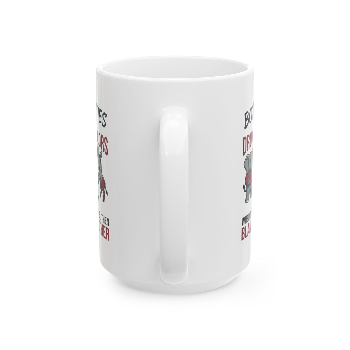 "Protest Series - Audit The Spending" White Ceramic Mug