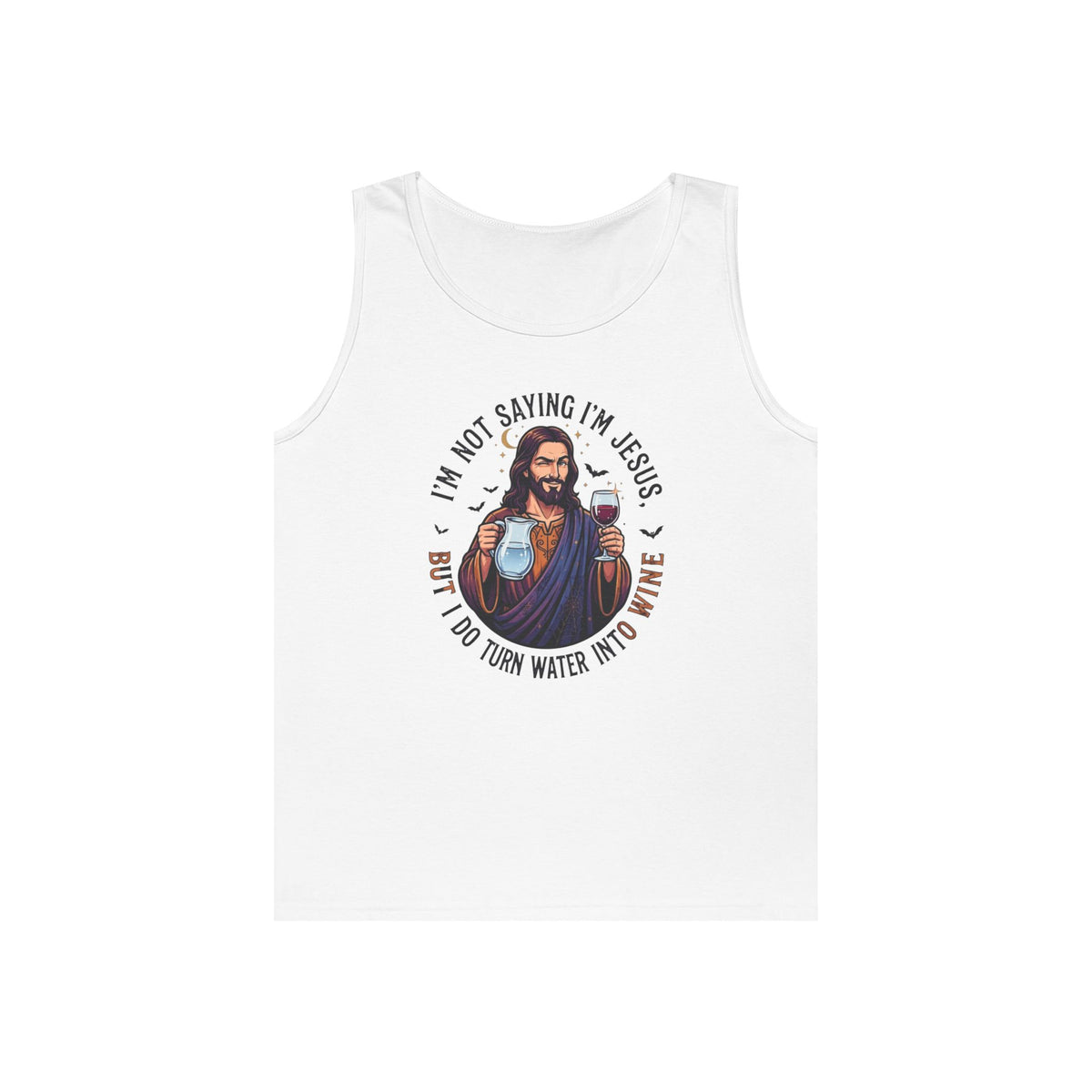 Color: White | I'm Not Saying I'm Jesus Tank Top