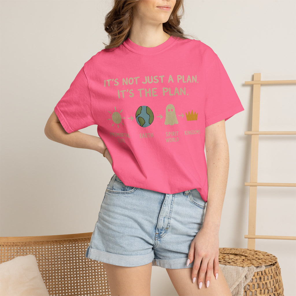 "It's The Plan" Unisex Garment-Dyed T-shirt