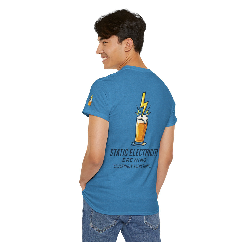 "Static Electricity Brewing" Premium Graphic Tee