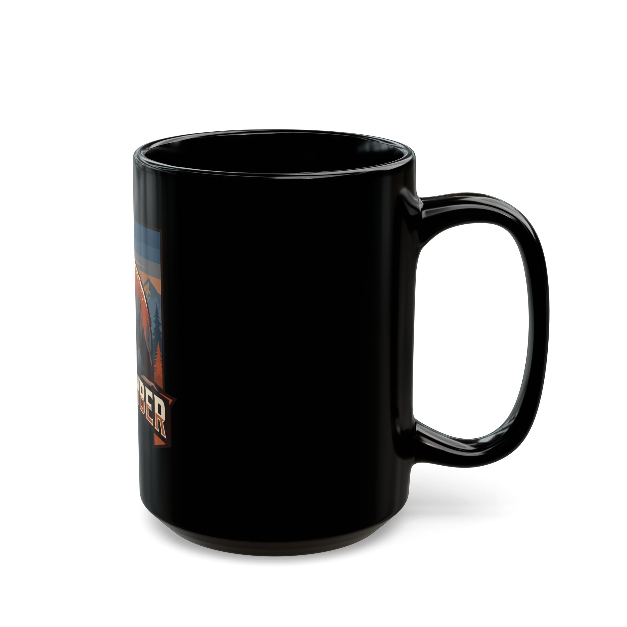 "September Legend" Black Ceramic Mug
