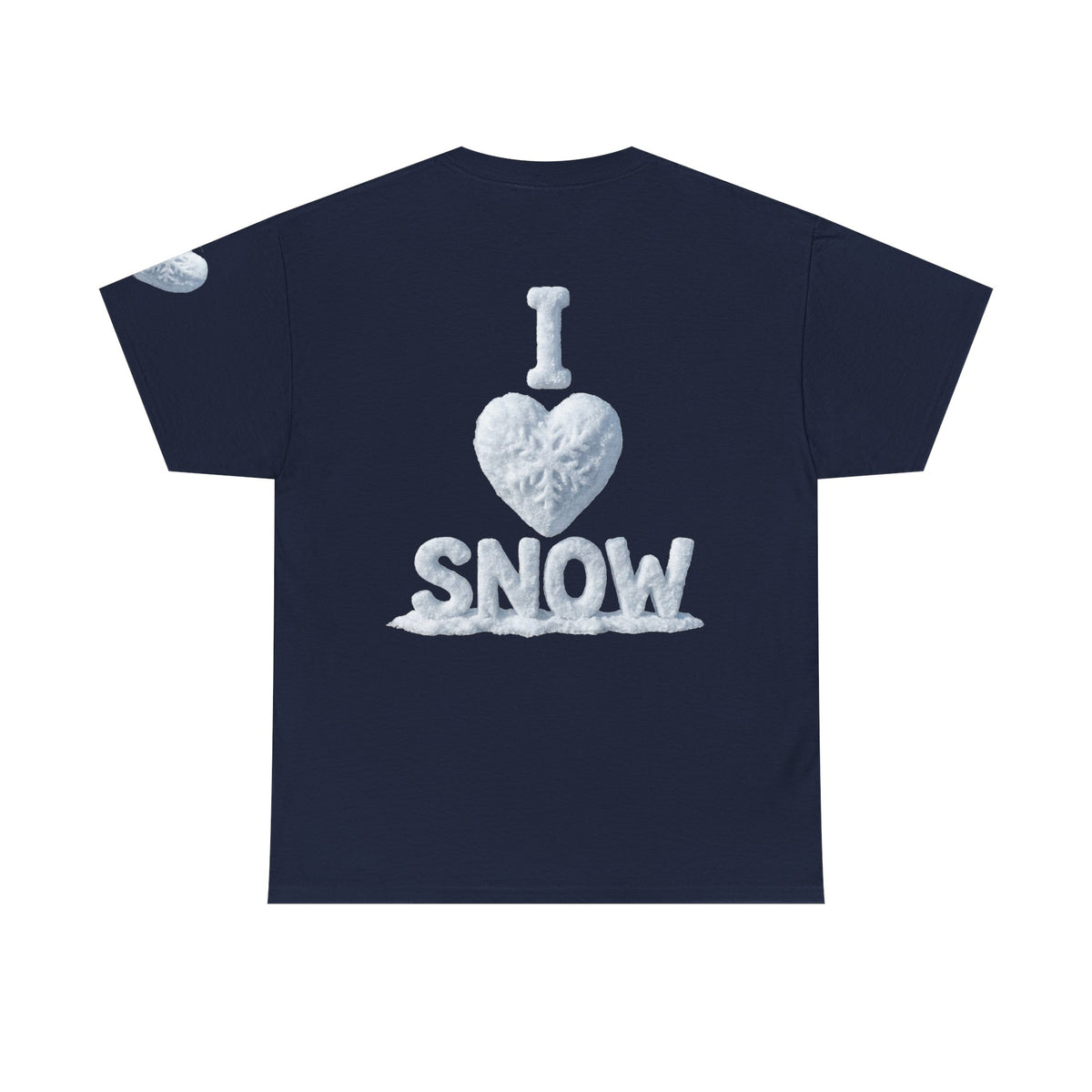Color: Navy | I Love Snow Premium Graphic Tee